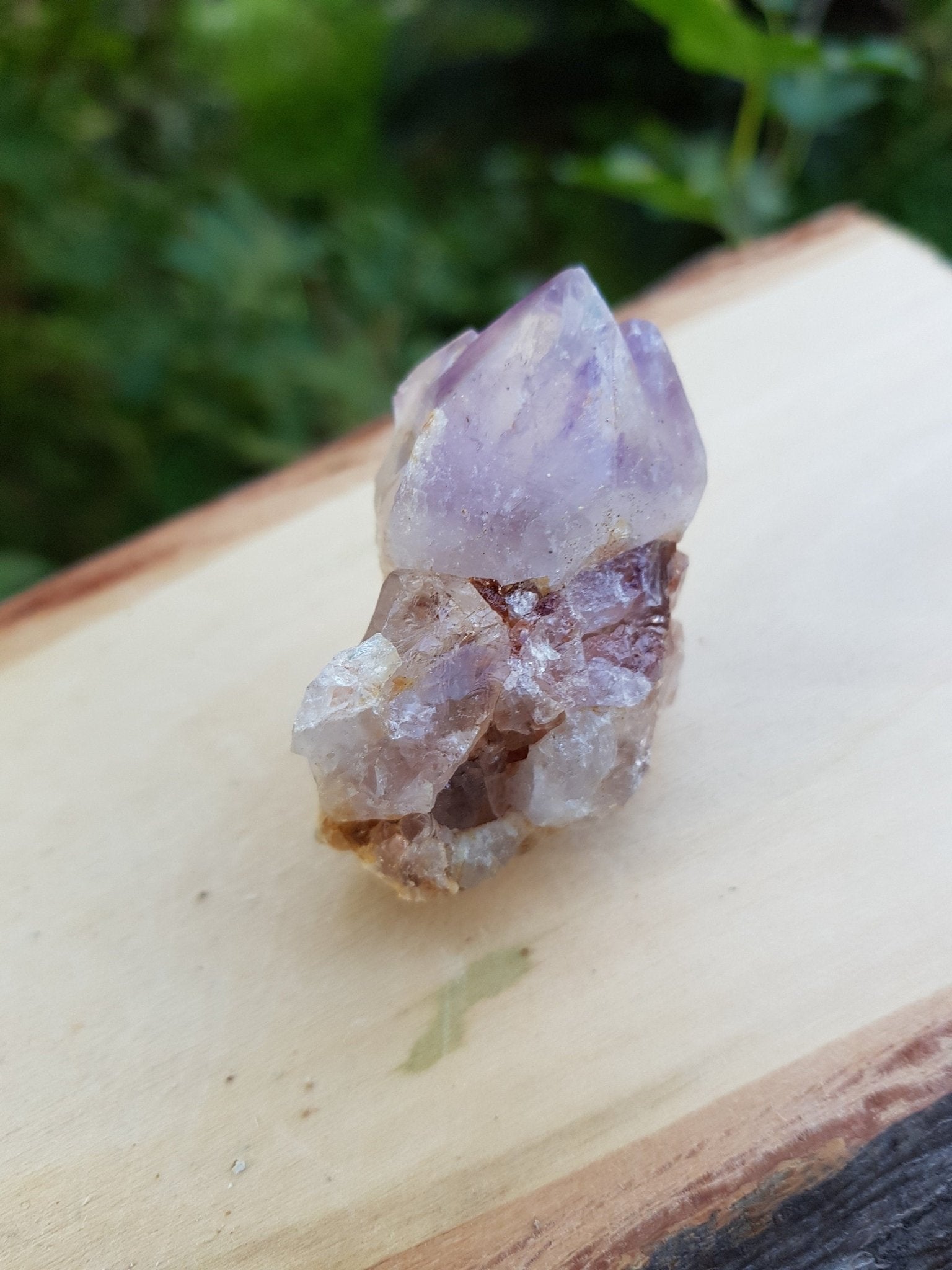 Laveder Spirit Quartz 43g, Amethyst Cactus Quartz, Crystal Clusters - LunarGem - 