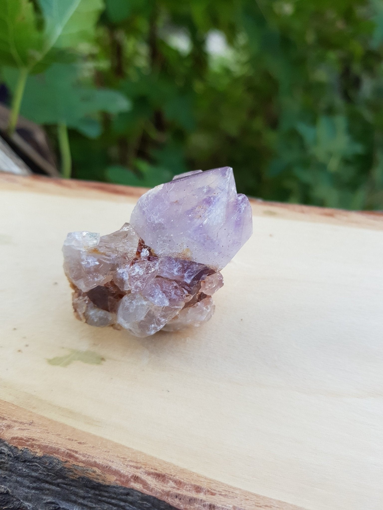 Laveder Spirit Quartz 43g, Amethyst Cactus Quartz, Crystal Clusters - LunarGem - 