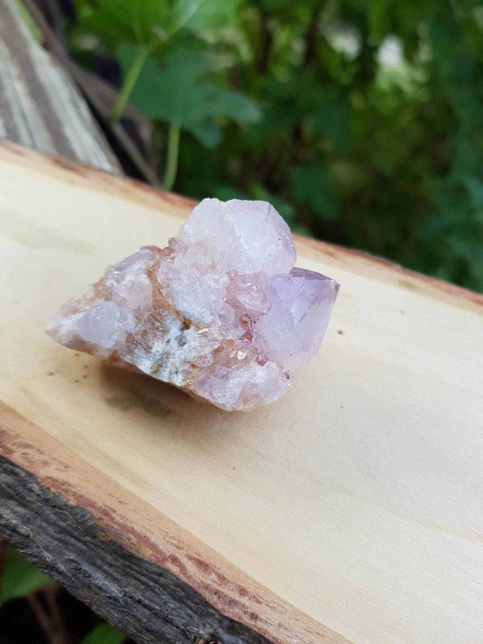 Laveder Spirit Quartz 68g, Amethyst Cactus Quartz, Crystal Clusters - LunarGem - 