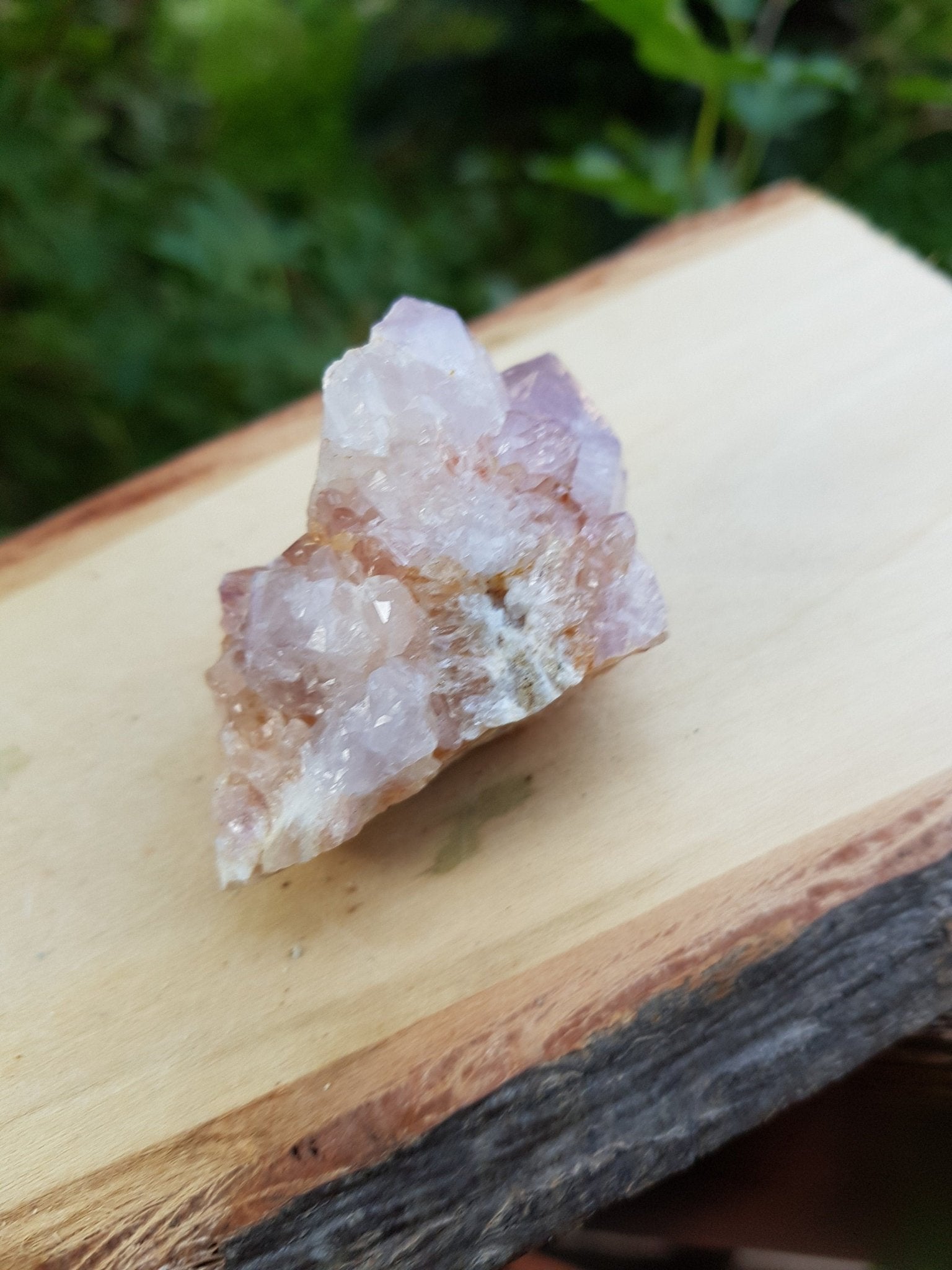 Laveder Spirit Quartz 68g, Amethyst Cactus Quartz, Crystal Clusters - LunarGem - 