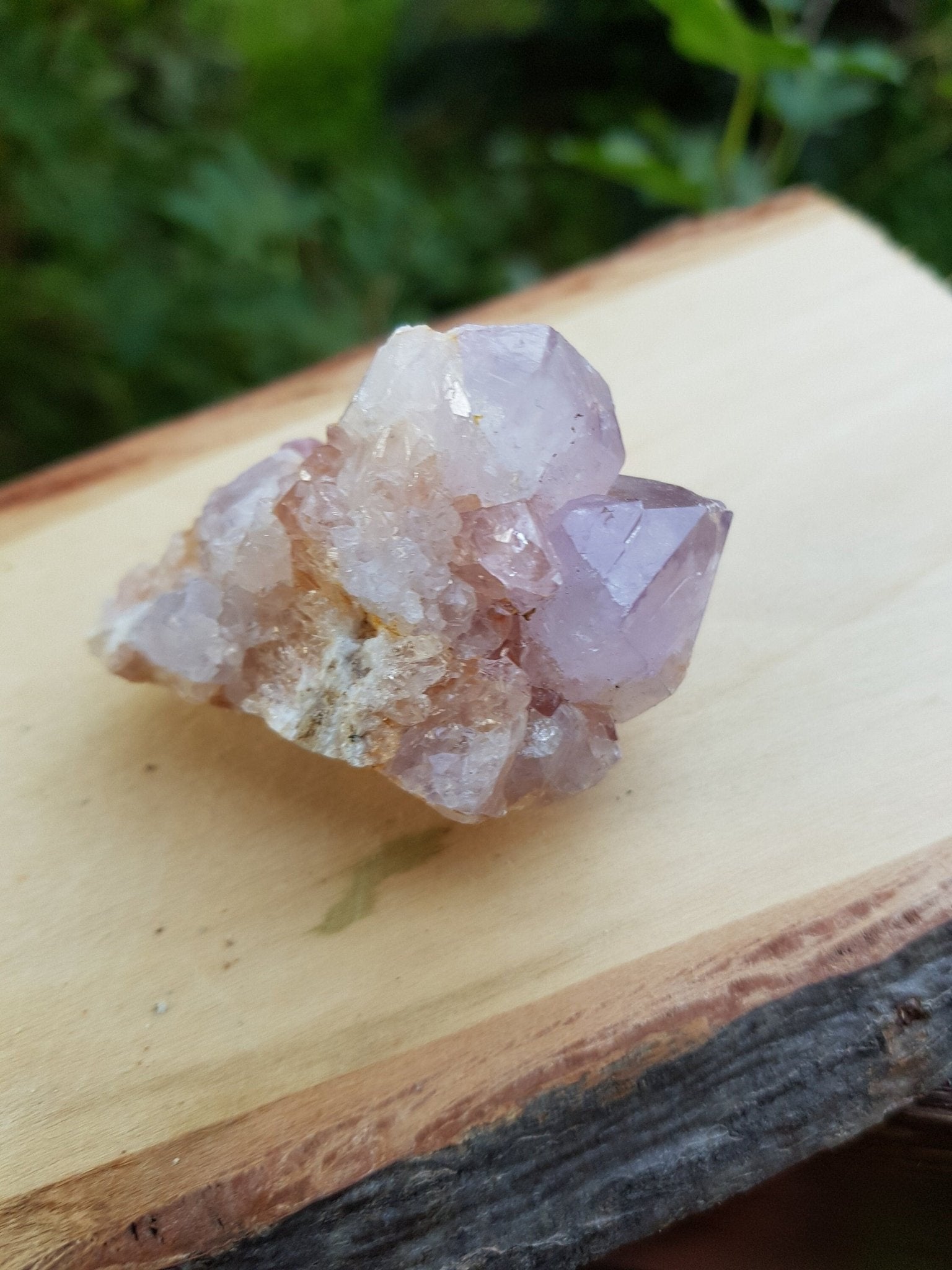 Laveder Spirit Quartz 68g, Amethyst Cactus Quartz, Crystal Clusters - LunarGem - 