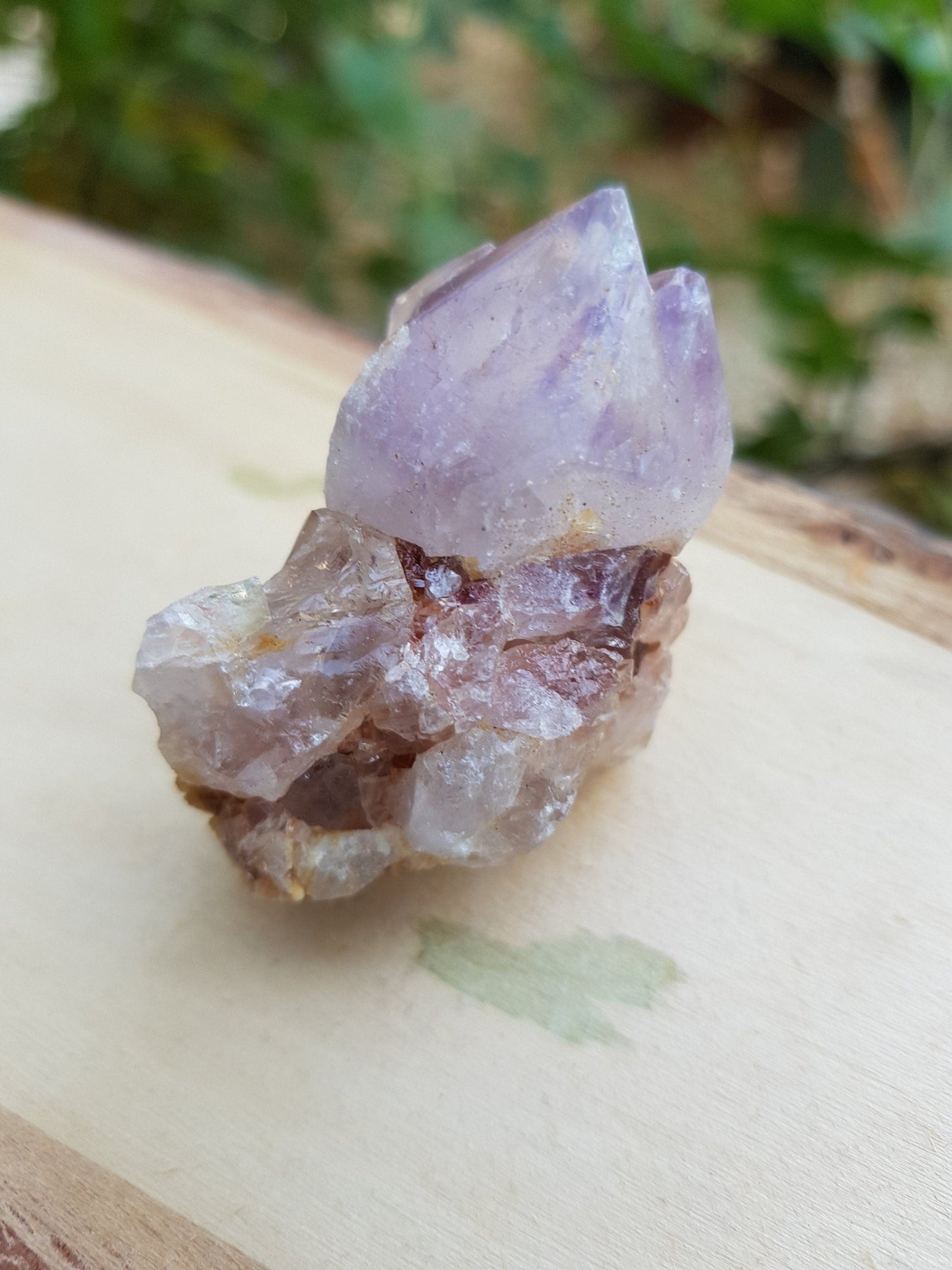 Laveder Spirit Quartz , Amethyst Cactus Quartz, - LunarGem - 