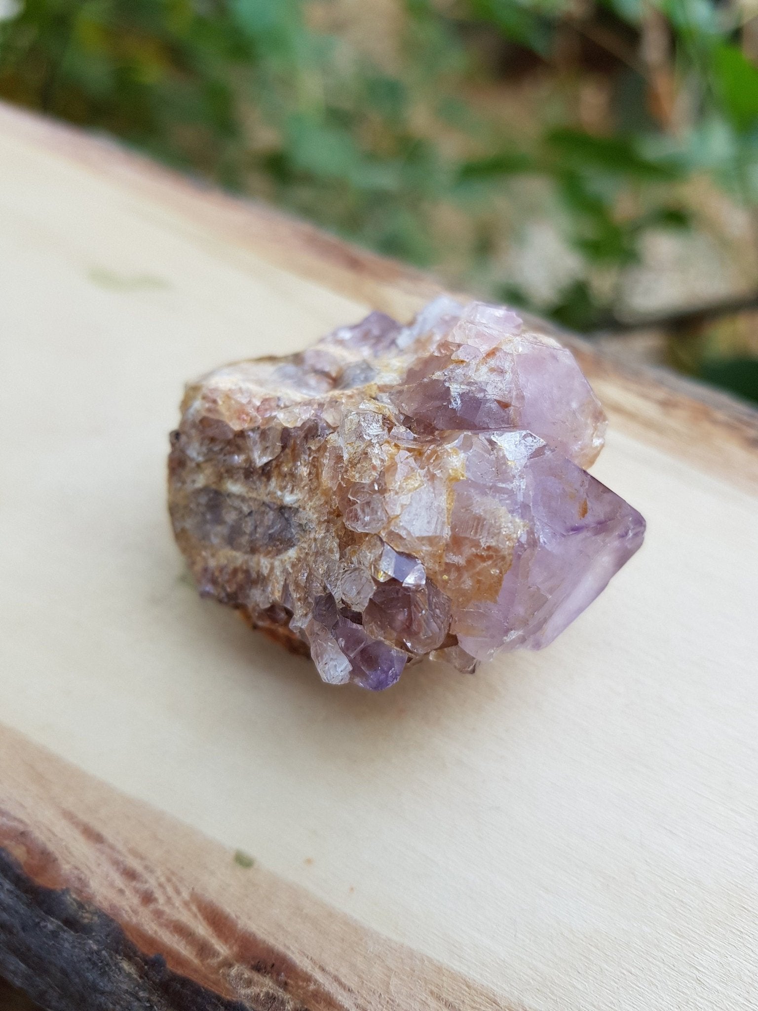Laveder Spirit Quartz , Amethyst Cactus Quartz, Crystal Clusters - LunarGem - 