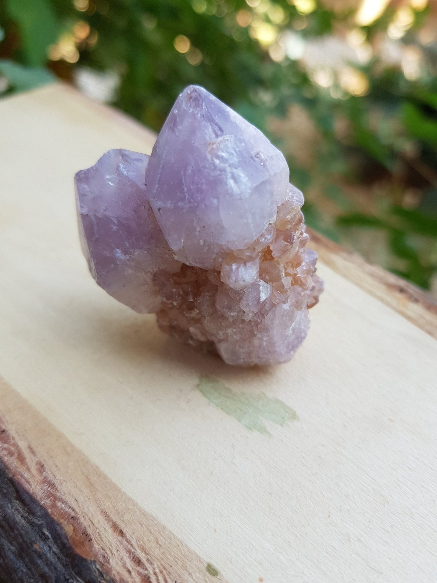 Laveder Spirit Quartz , Amethyst Cactus Quartz, Crystal Clusters - LunarGem - 