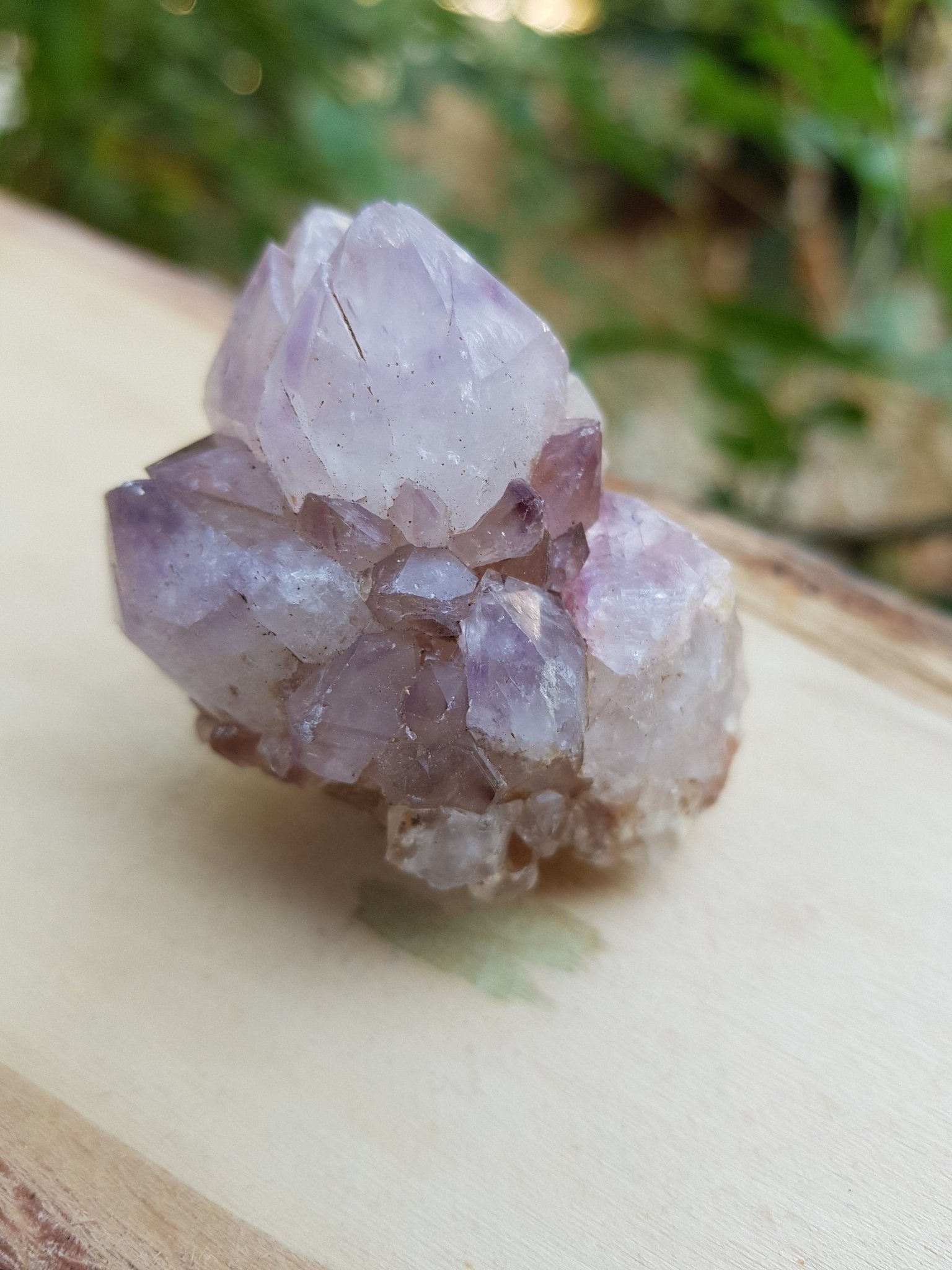 Laveder Spirit Quartz , Amethyst Cactus Quartz, Crystal Clusters - LunarGem - 