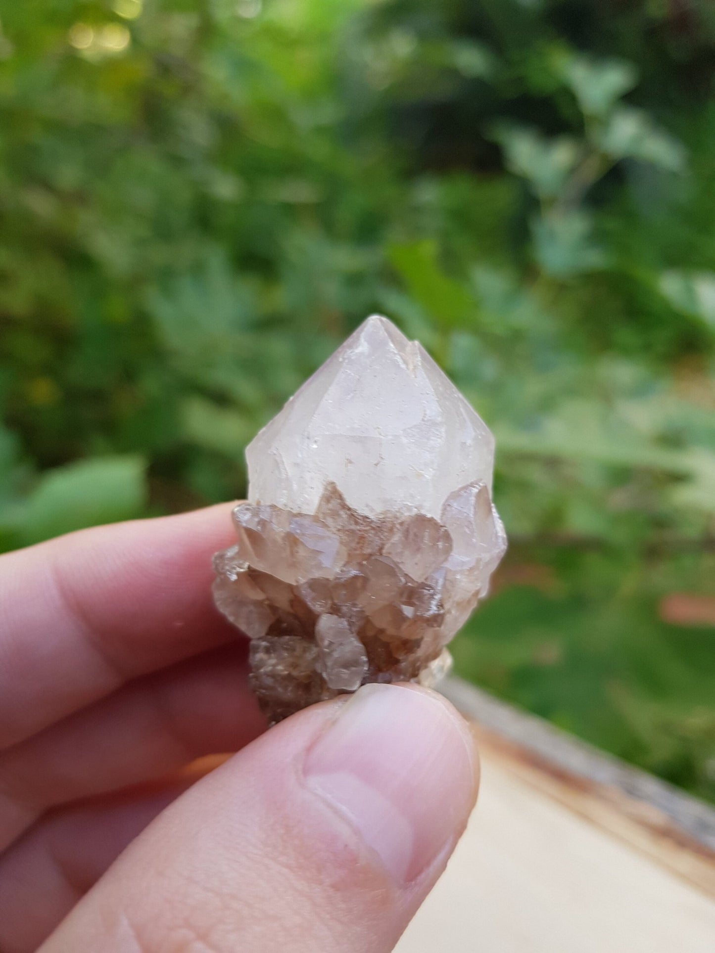 Lavender Amethyst Spirit Quartz Cluster: Ethically Sourced Cactus Quartz - LunarGem - 