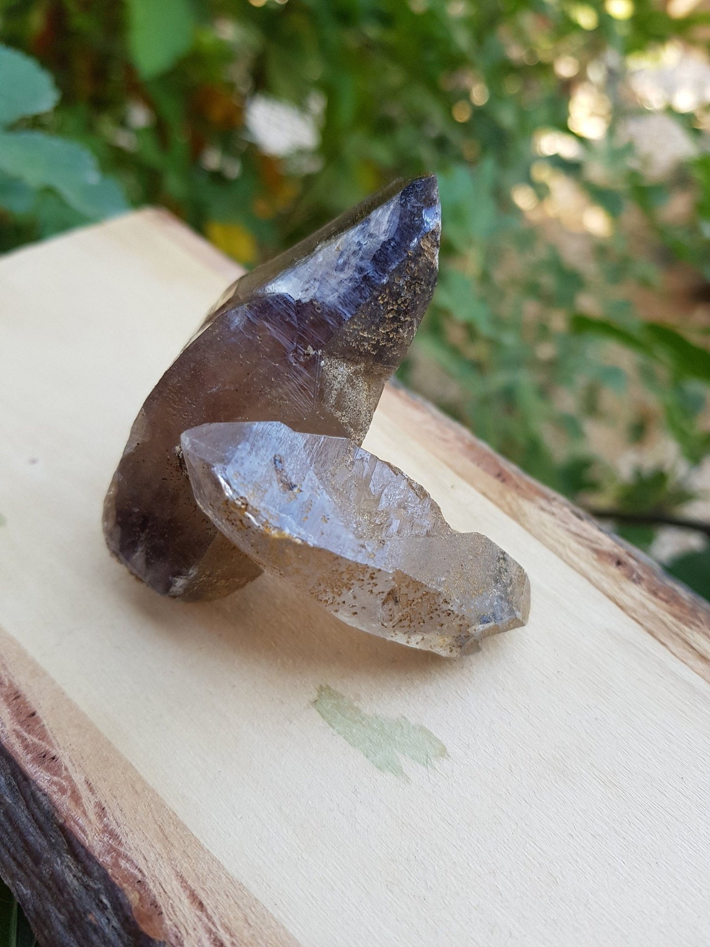 Medium Smoky Quartz Points, Mineral Specimen, Crystal Specimen, Metaphysical Crystals - LunarGem - 