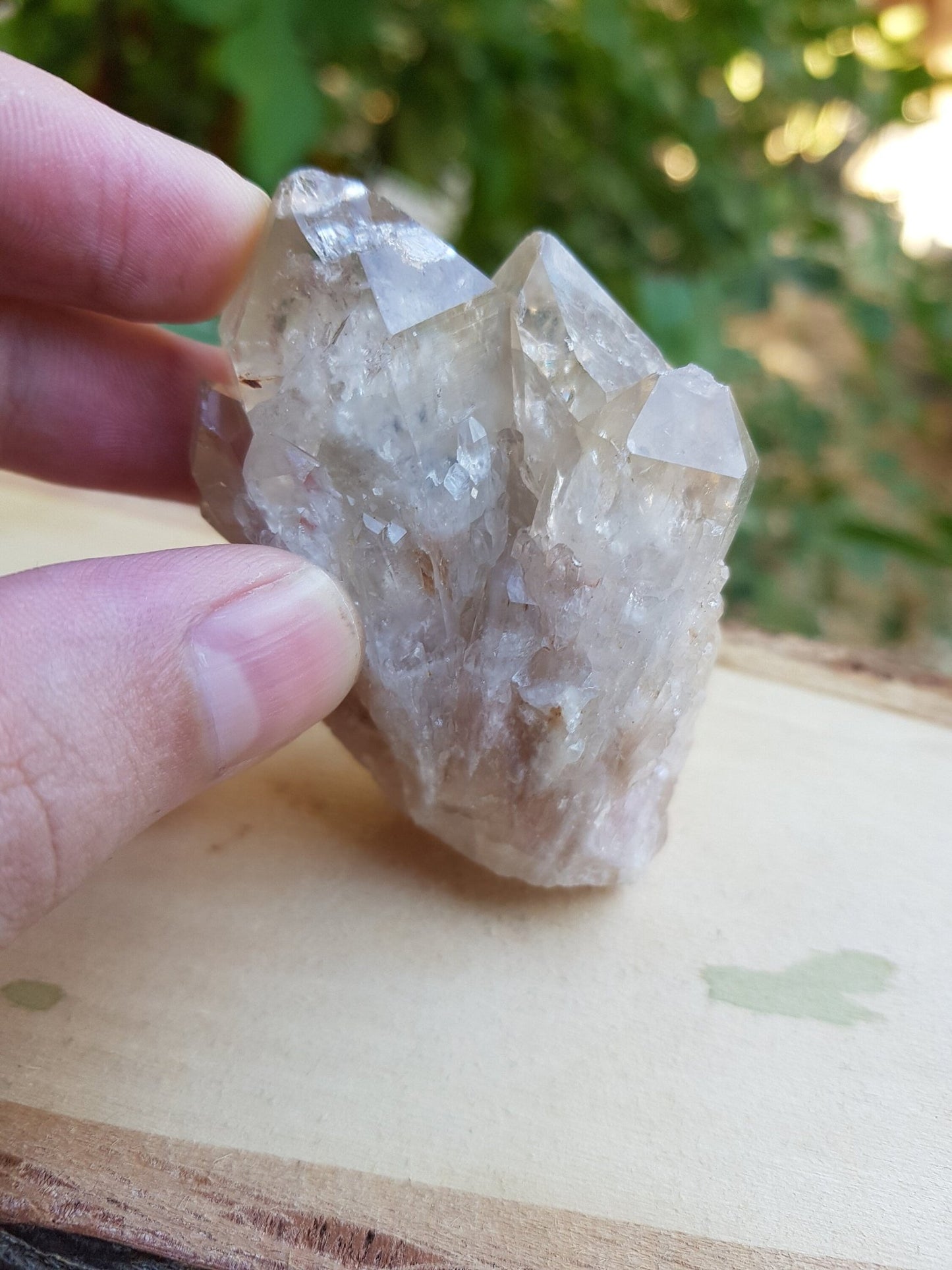 Natural Congo Citrine Cluster: Kundalini Mineral Specimen, 108g - LunarGem - 