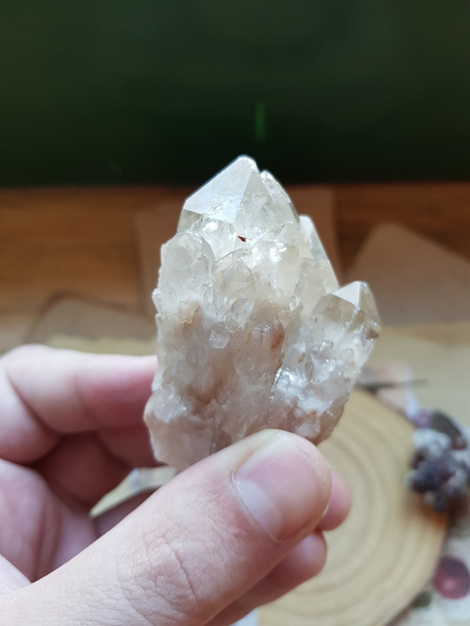 Natural Congo Citrine Cluster: Kundalini Mineral Specimen, 108g - LunarGem - 