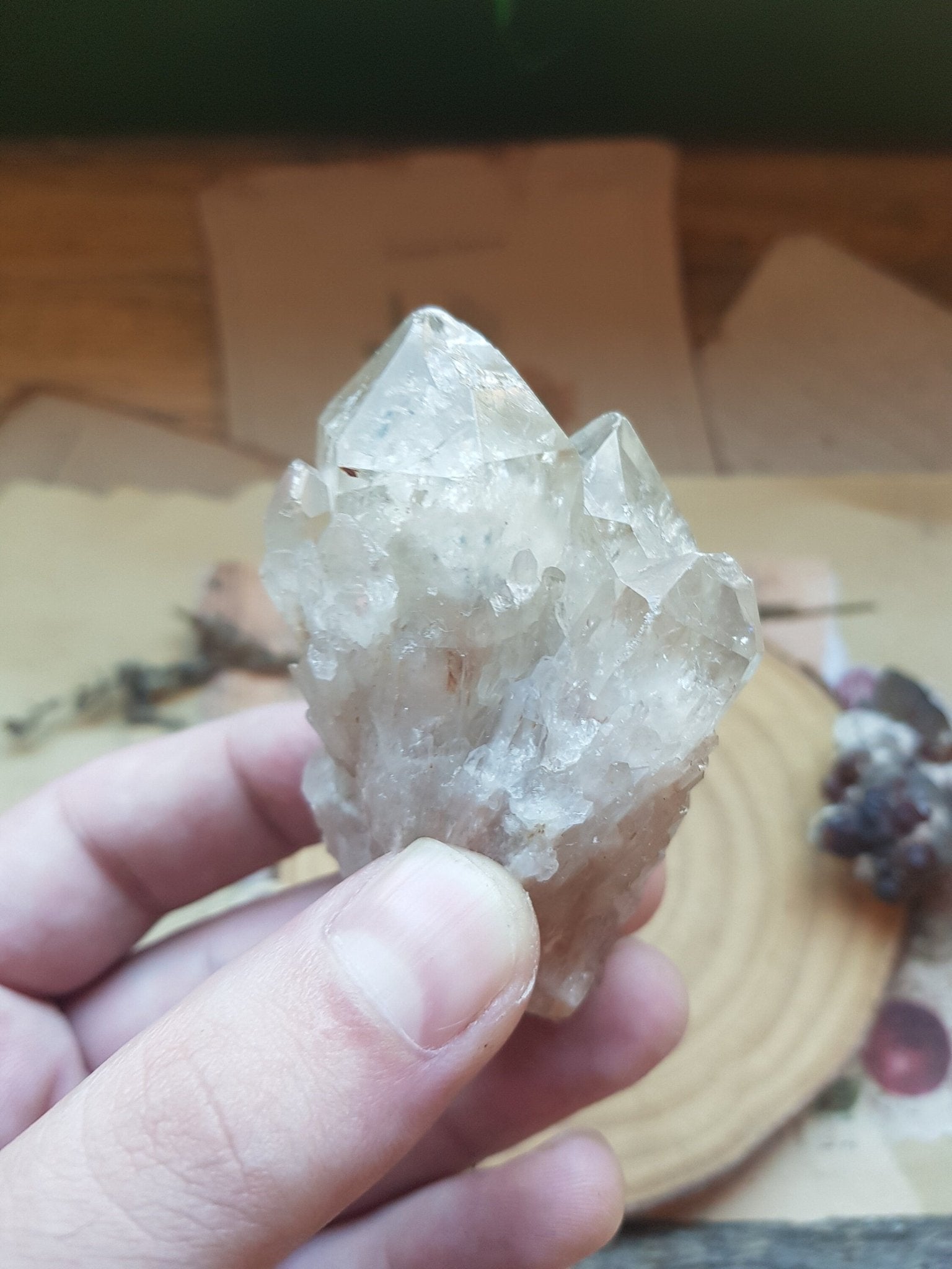 Natural Congo Citrine Cluster: Kundalini Mineral Specimen, 108g - LunarGem - 