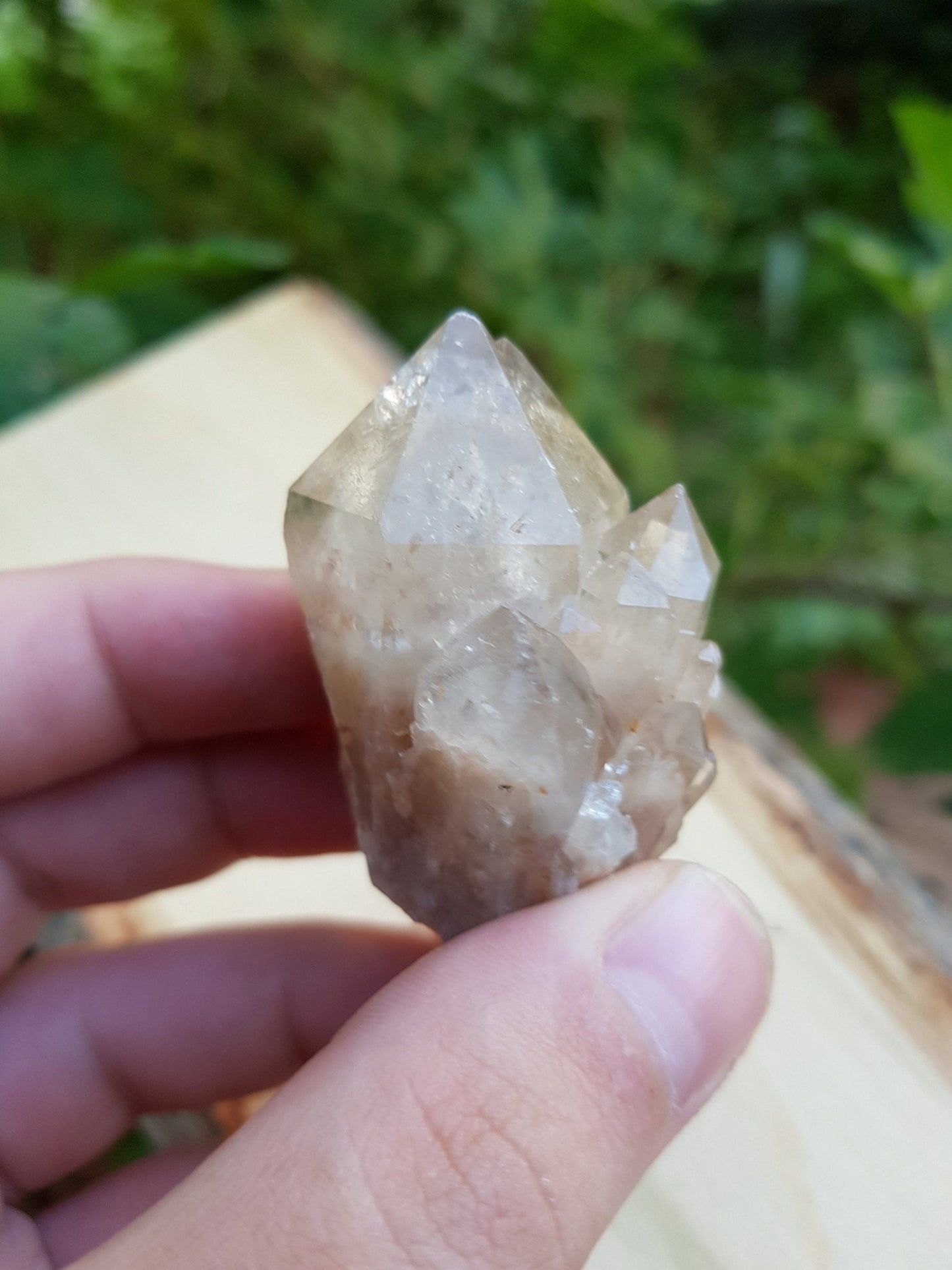 Natural Congo Citrine Cluster: Kundalini Mineral Specimen, 69g - LunarGem - 