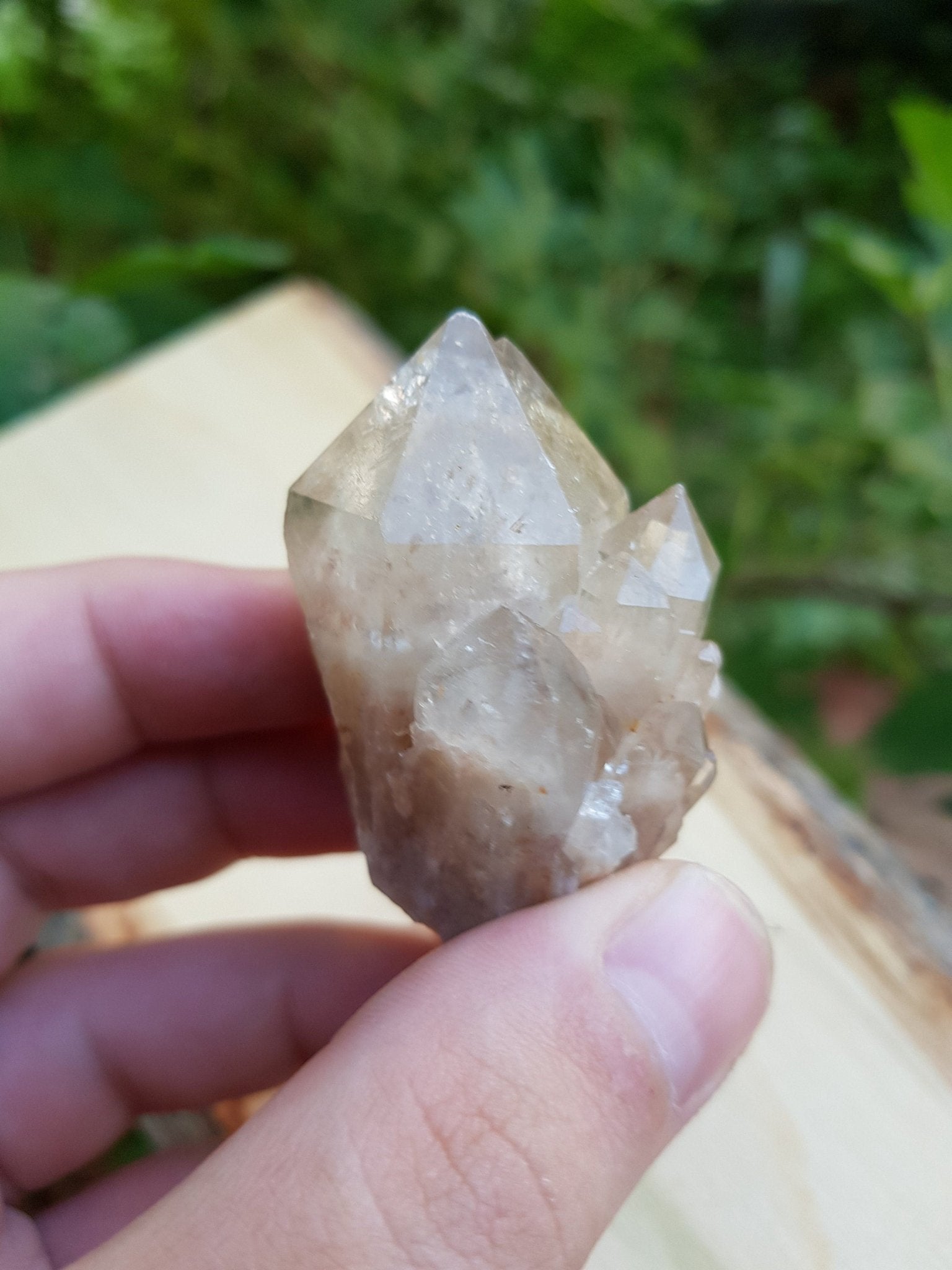 Natural Congo Citrine Cluster: Kundalini Mineral Specimen, 69g - LunarGem - 