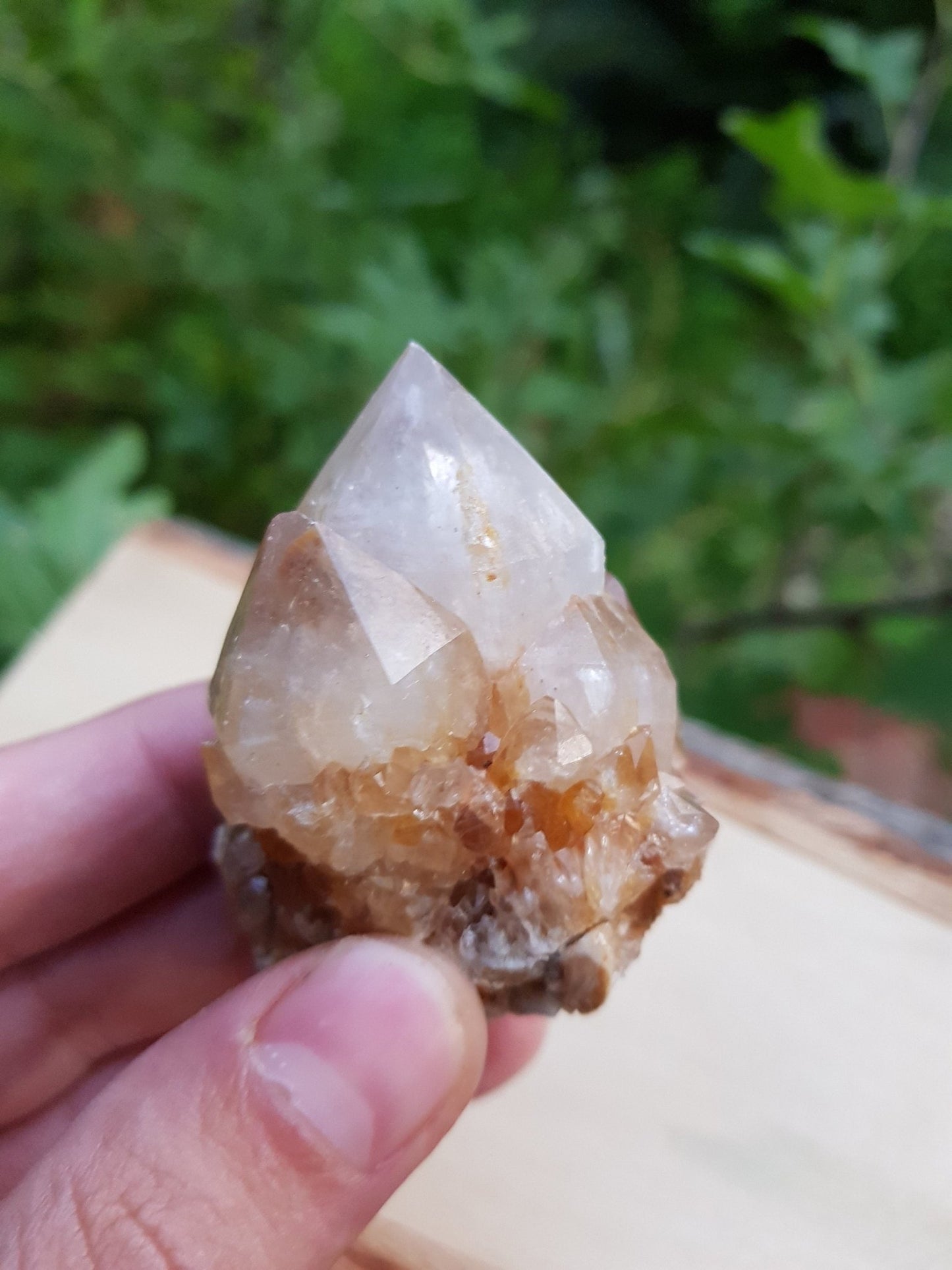 Natural Multi Smoky Citrine Quartz Clusters, Mineral Specimen, Crystal Clusters - LunarGem - 