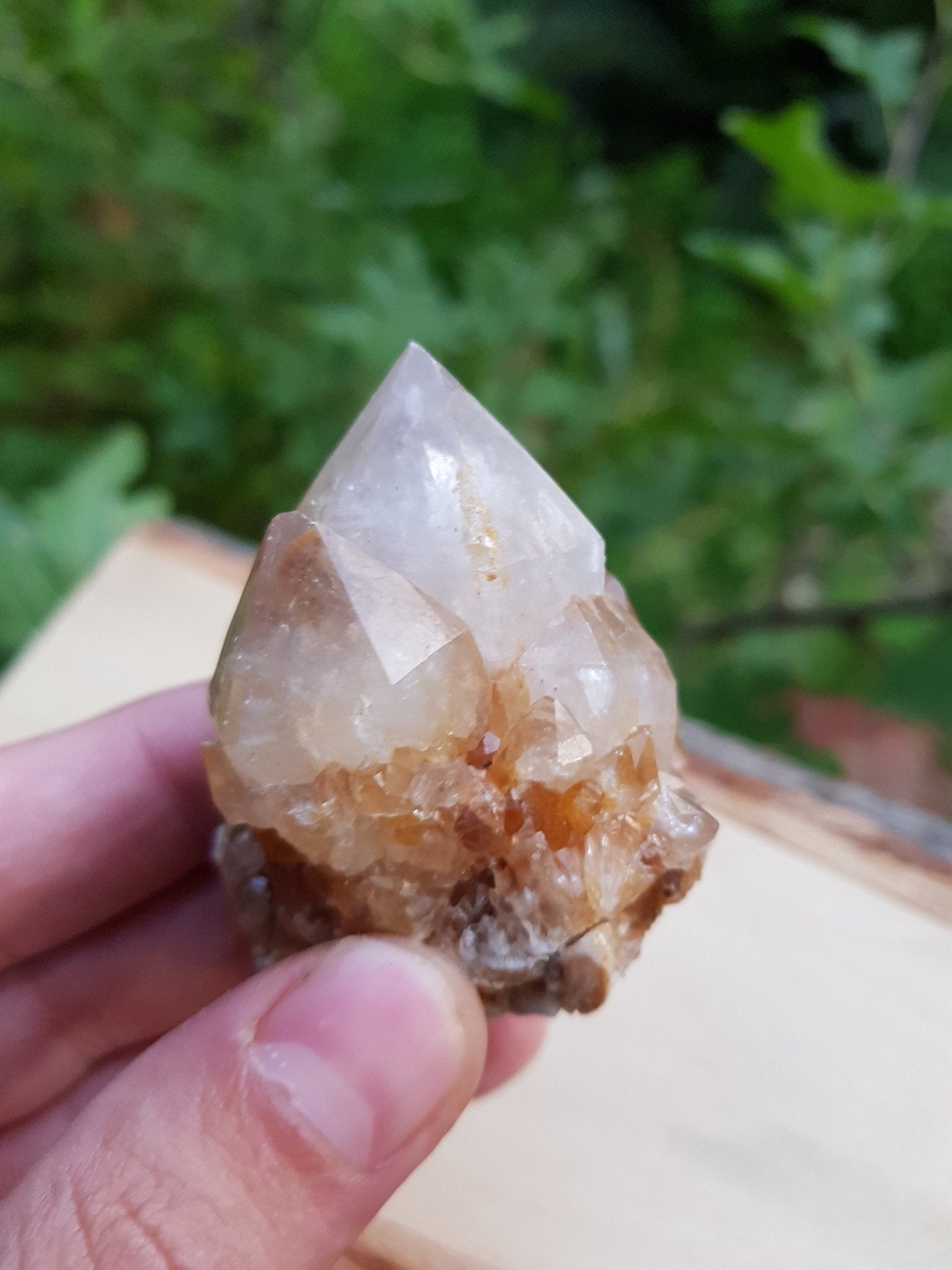 Natural Multi Smoky Citrine Quartz Clusters, Mineral Specimen, Crystal Clusters - LunarGem - 