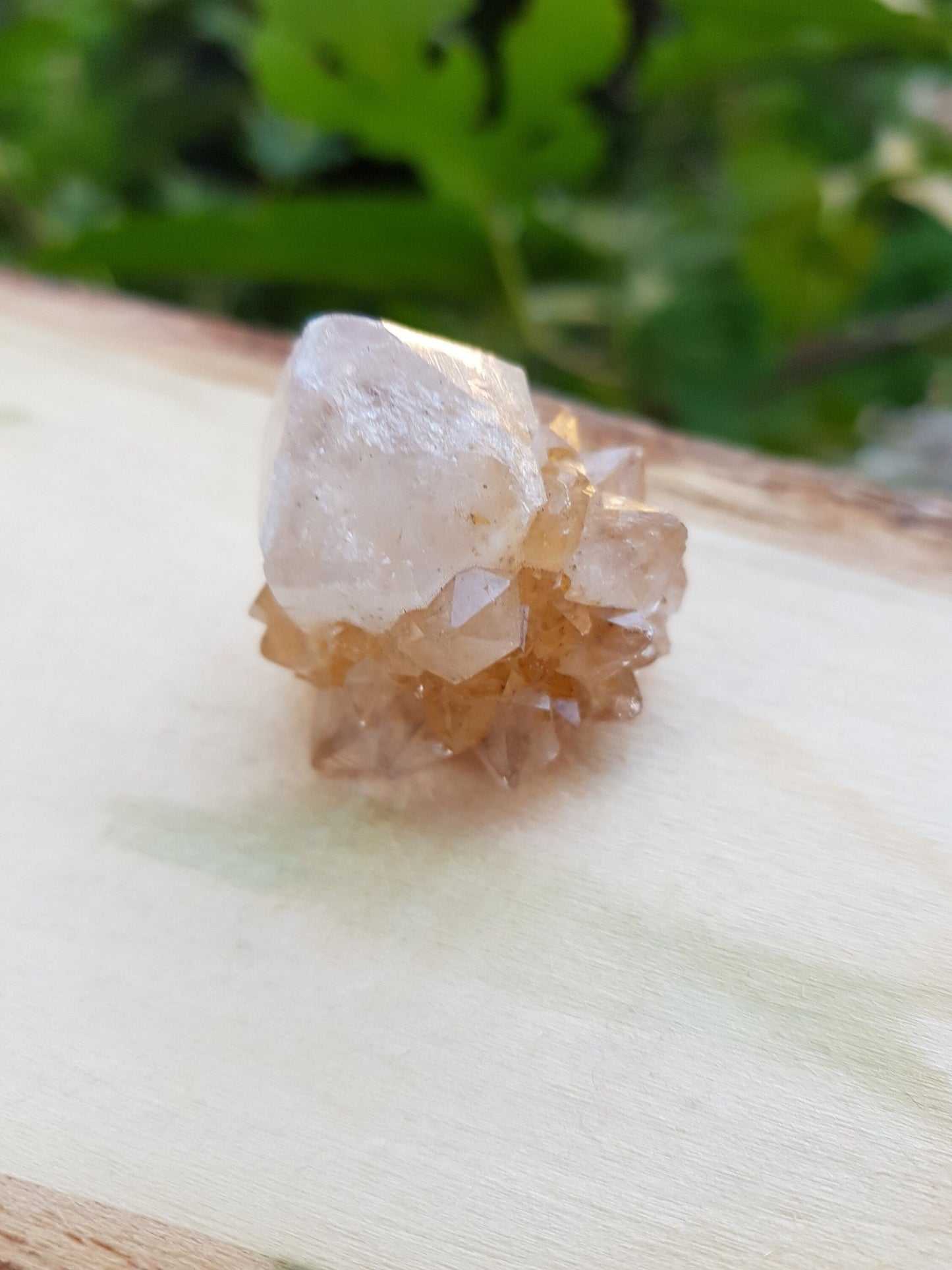 Natural Smoky Citrine Quartz Clusters, Mineral Specimen, Crystal Clusters - LunarGem - 