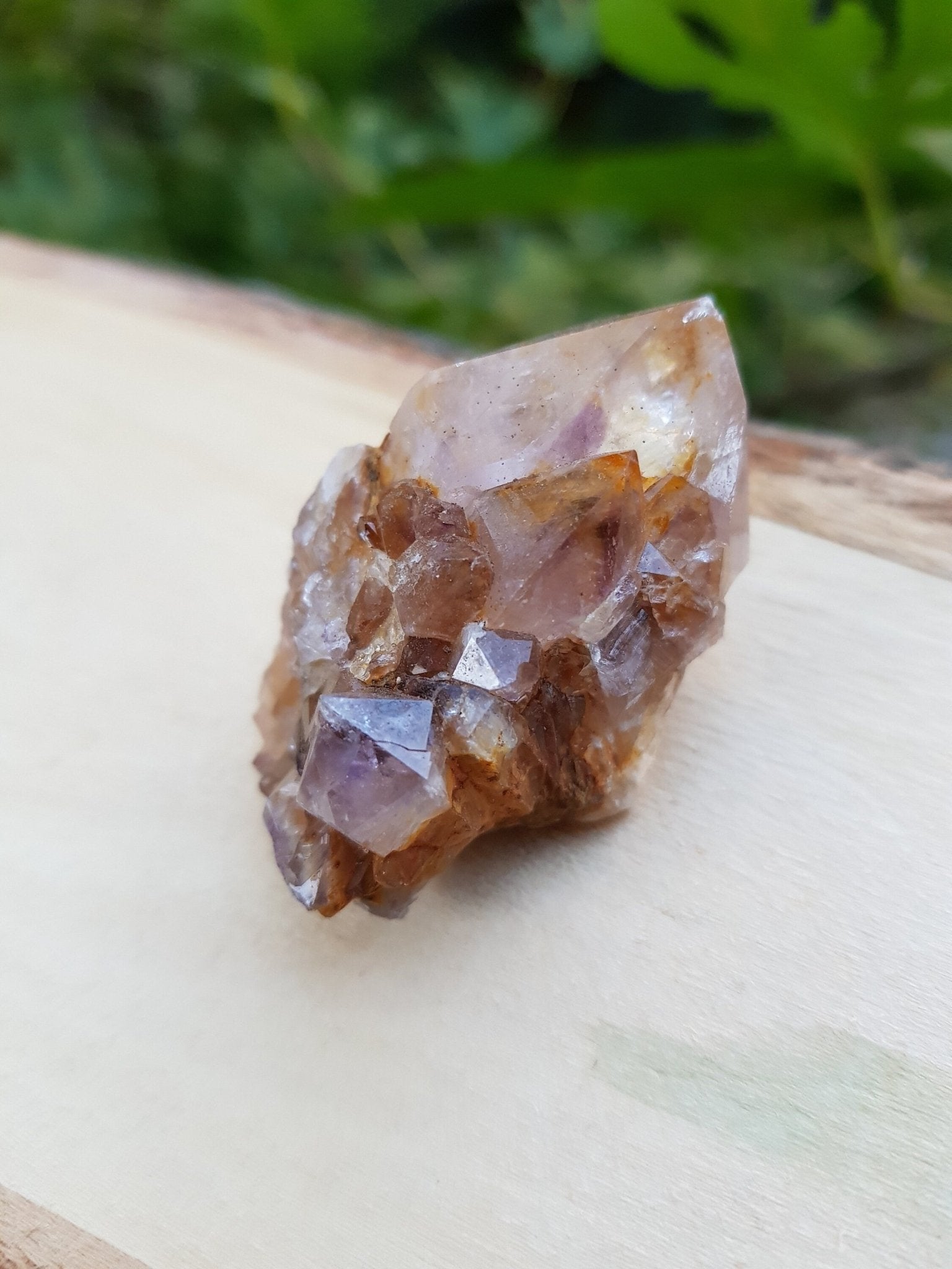 Natural Smoky Citrine Quartz Clusters, Mineral Specimen, Crystal Clusters - LunarGem - 