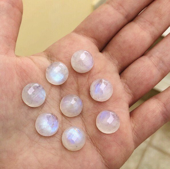 Rainbow Moonstone Dangle Earrings: Stainless Steel Leverback, June Birthstone - LunarGem - Earrings