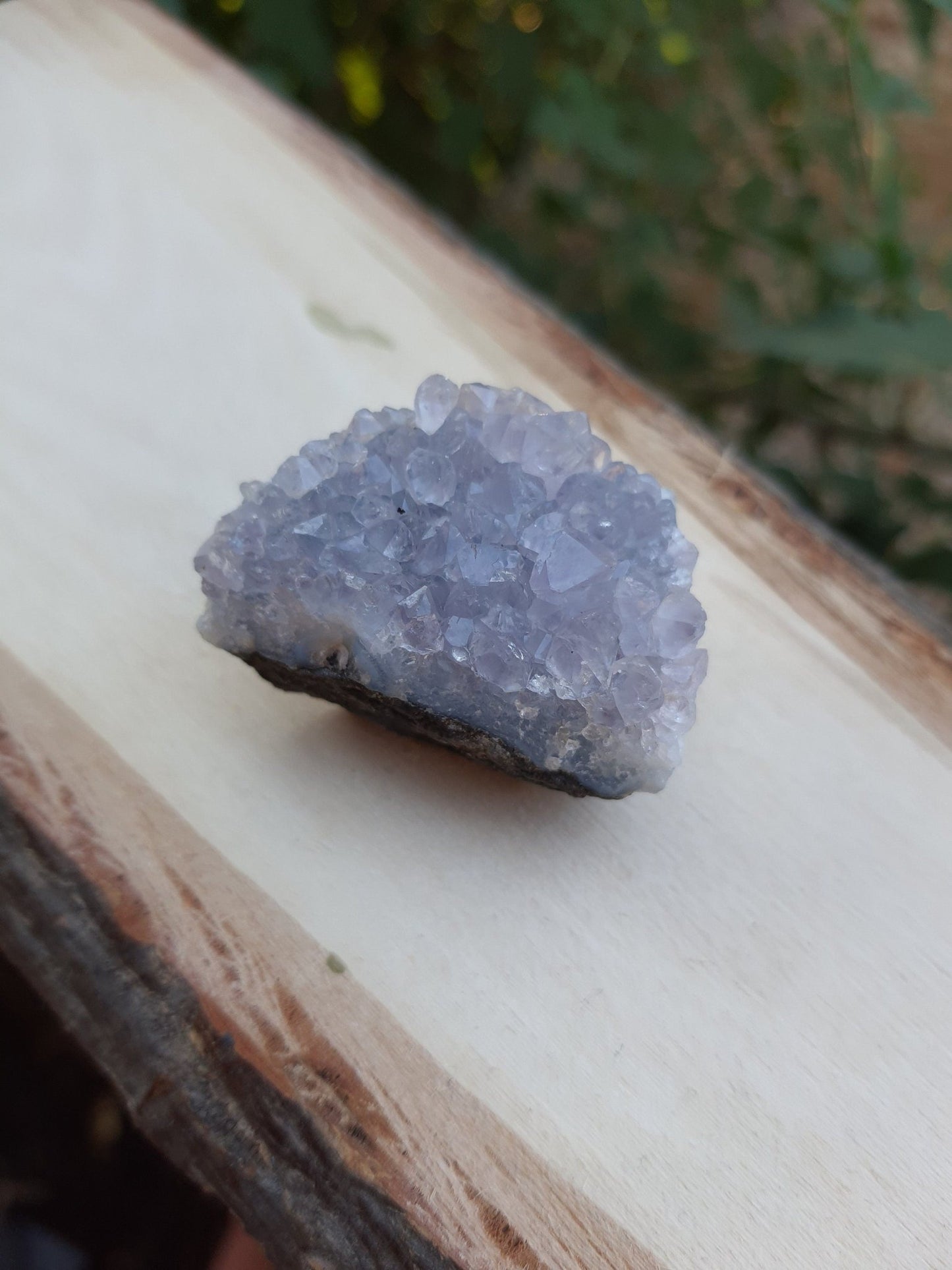 Small Natural Amethyst Crystal Cluster, 48g Healing Crystal, Mineral Specimen, Mineral Collection - LunarGem - 