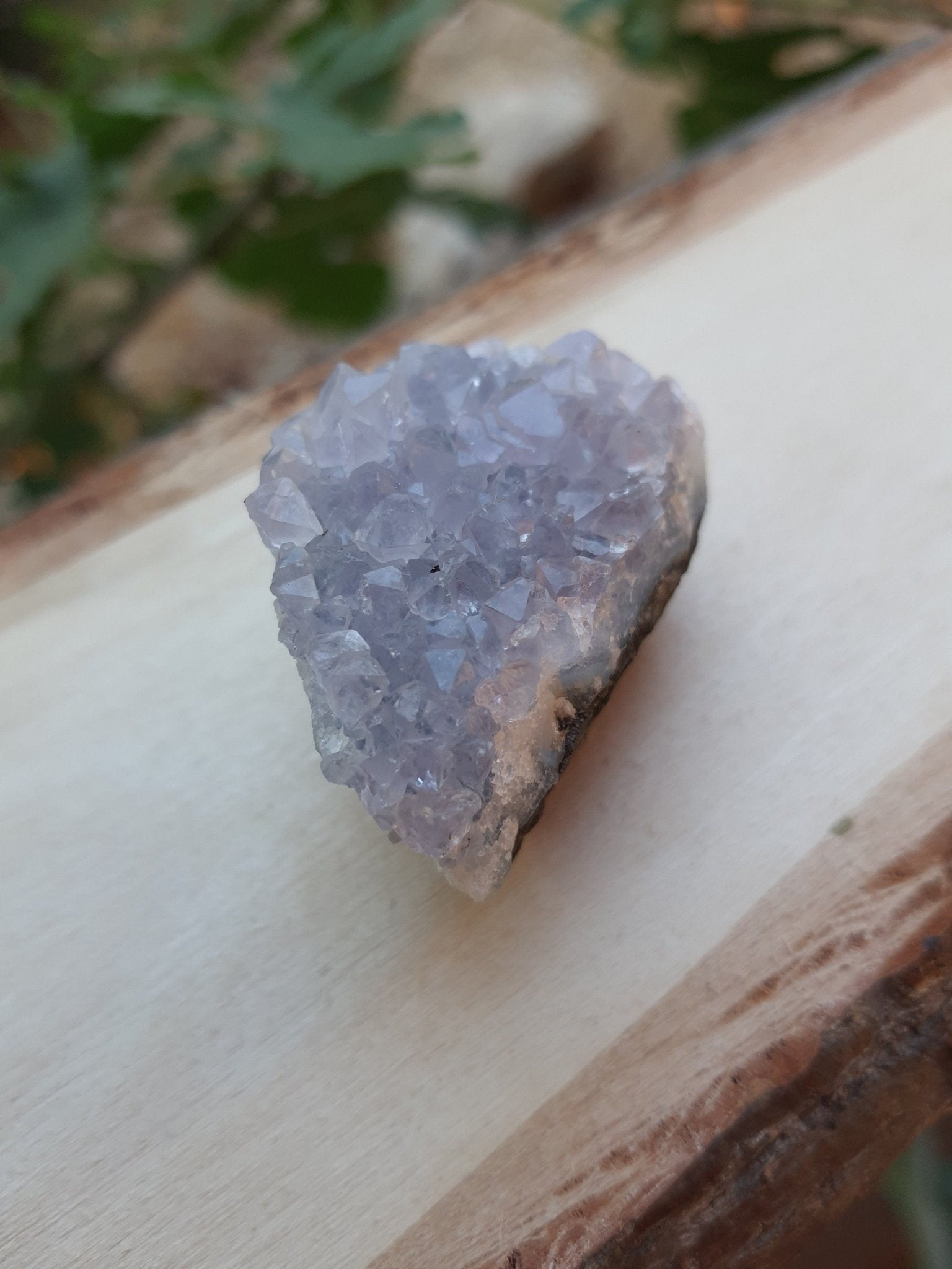 Small Natural Amethyst Crystal Cluster, 48g Healing Crystal, Mineral Specimen, Mineral Collection - LunarGem - 