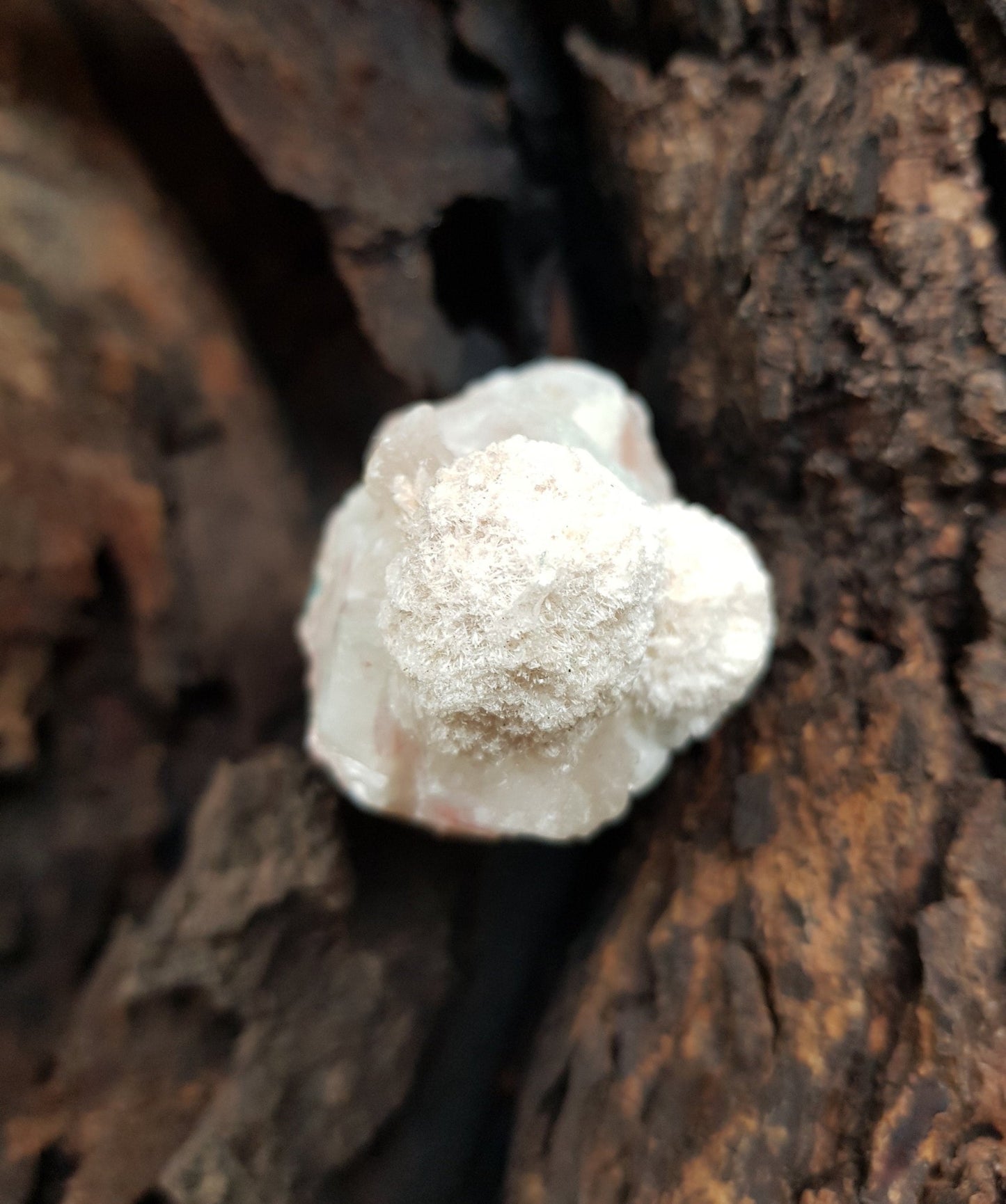 Small Natural Crystal Cluster, Apophyllite on Stilbite And Mordenite, Healing Crystal, Mineral Specimen, Mineral Collection - LunarGem - Rocks & Fossils