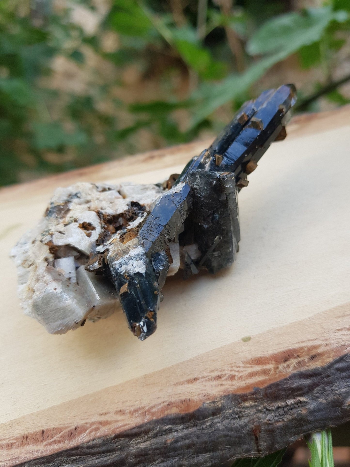 Smoky Quartz Point On Feldspar Specimen Cluster Crystal Specimen, Metaphysical and Mineral Specimen 66g - LunarGem - 