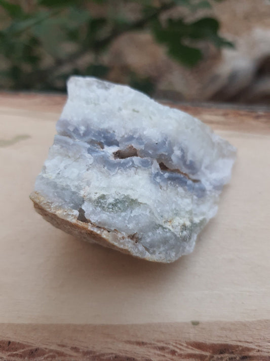 Sparkly Blue Lace Agate Druzy Cluster (70g) - LunarGem - 