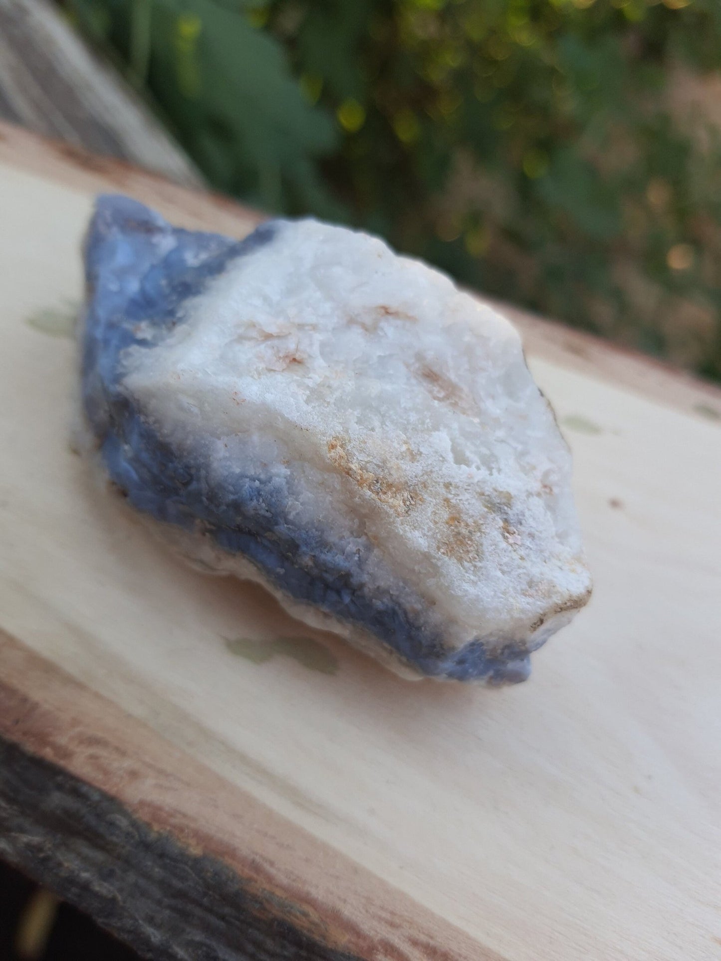 Sparkly Blue Lace Agate Druzy Cluster, Ethically Sourced from Malawi - LunarGem - 