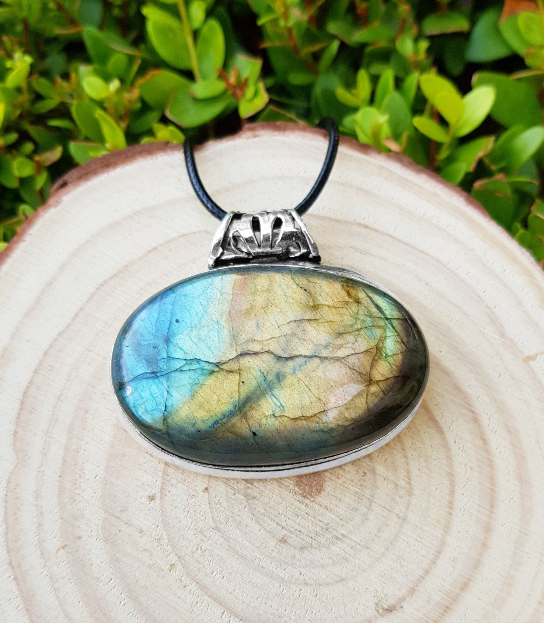 Top Grade Labradorite Pendant In Sterling Silver Statement Pendant Boho Jewellery GypsyJewelry Unique Gift For Women One Of A Kind Jewellery - LunarGem - Necklaces