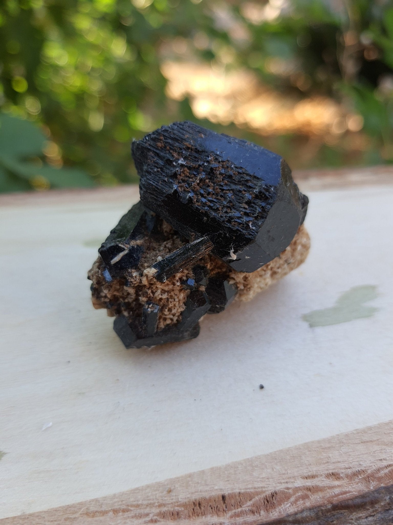 Tourmaline Natural Specimen, Raw Tourmaline crystal, 45g - LunarGem - 