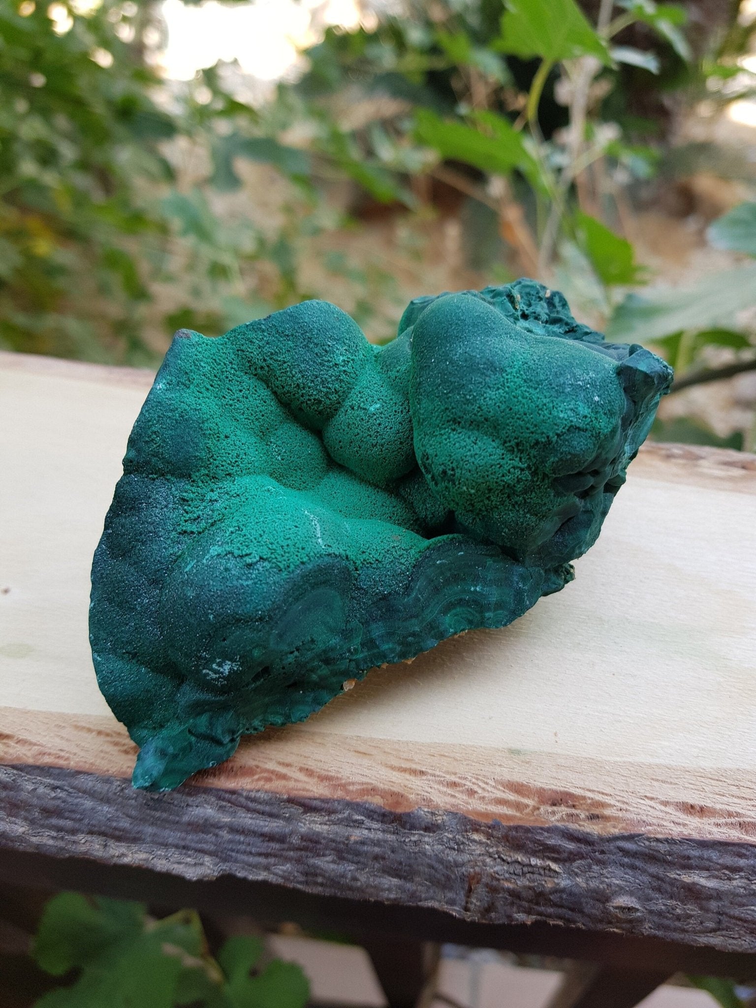 Botryoidal Malachite Specimen 285g Raw Natural Malachite Specimen from Congo, Raw Malachite, - LunarGem - 