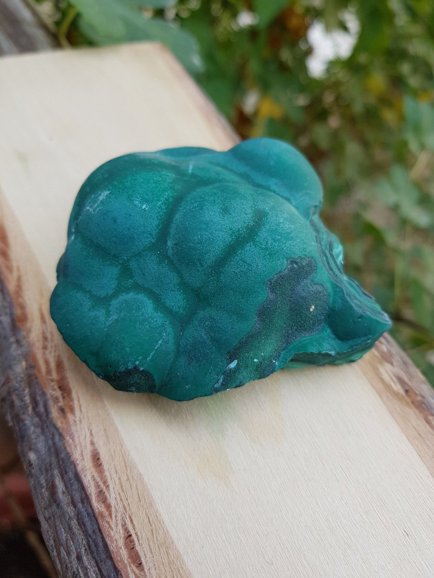 Botryoidal Malachite Specimen 295g Raw Natural Malachite Specimen from Congo, Raw Malachite, - LunarGem - 