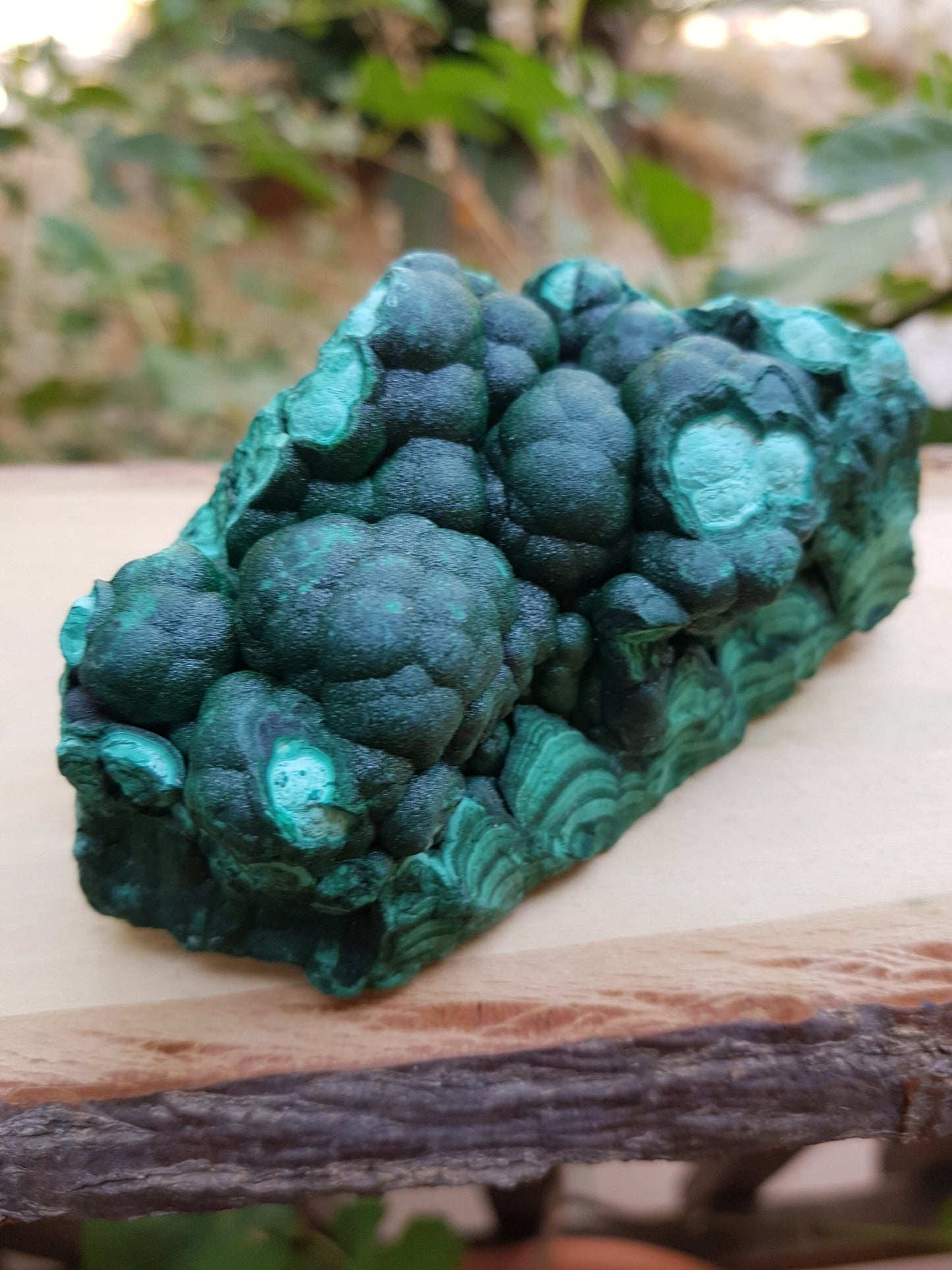 Botryoidal Malachite Specimen 467g Raw Natural Malachite Specimen from Congo, Raw Malachite - LunarGem - 