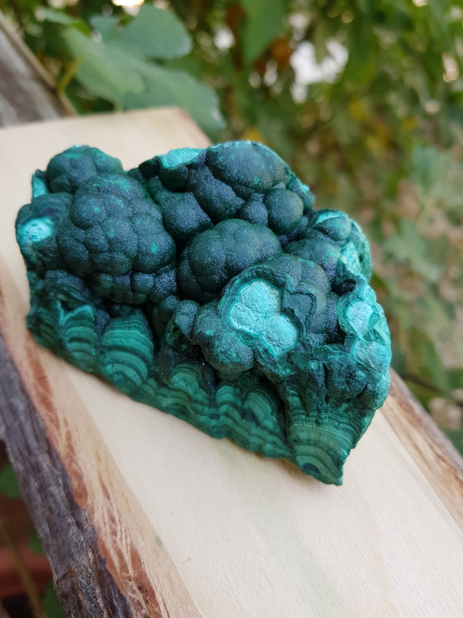 Botryoidal Malachite Specimen 467g Raw Natural Malachite Specimen from Congo, Raw Malachite - LunarGem - 