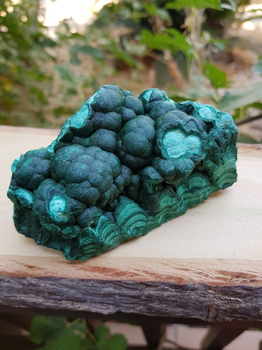 Botryoidal Malachite Specimen 467g Raw Natural Malachite Specimen from Congo, Raw Malachite - LunarGem - 