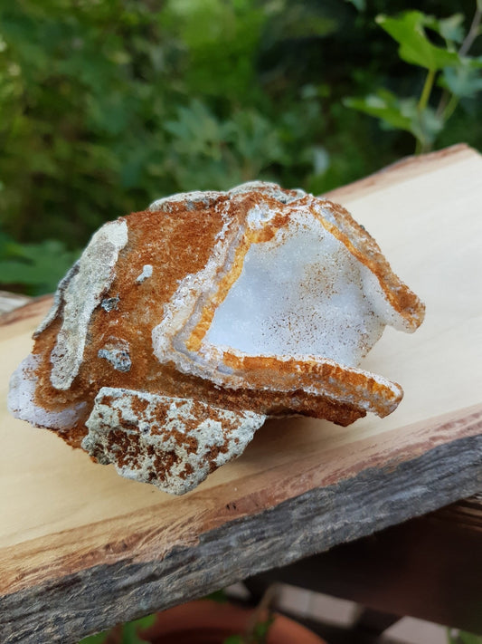 Druzy Blue Lace Agate, 275g Raw Blue Lace Agate Geode, Sparkly blue Lace Agate, Blue Agate Crystal, Blue Lace Agate, Raw Crystal Cluster - LunarGem - 