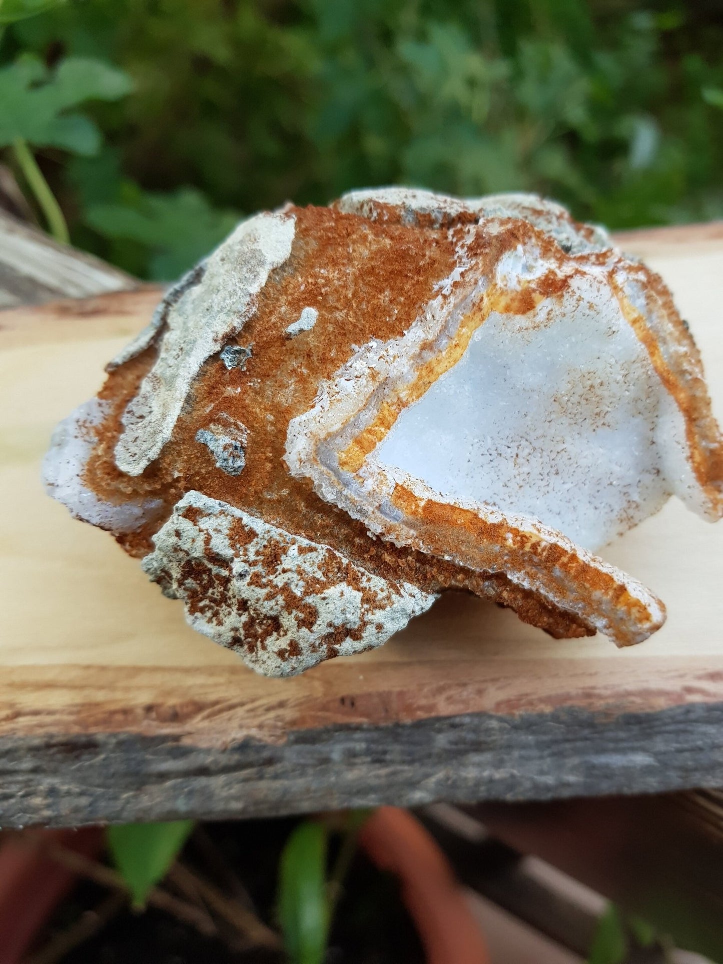 Druzy Blue Lace Agate, 275g Raw Blue Lace Agate Geode, Sparkly blue Lace Agate, Blue Agate Crystal, Blue Lace Agate, Raw Crystal Cluster - LunarGem - 