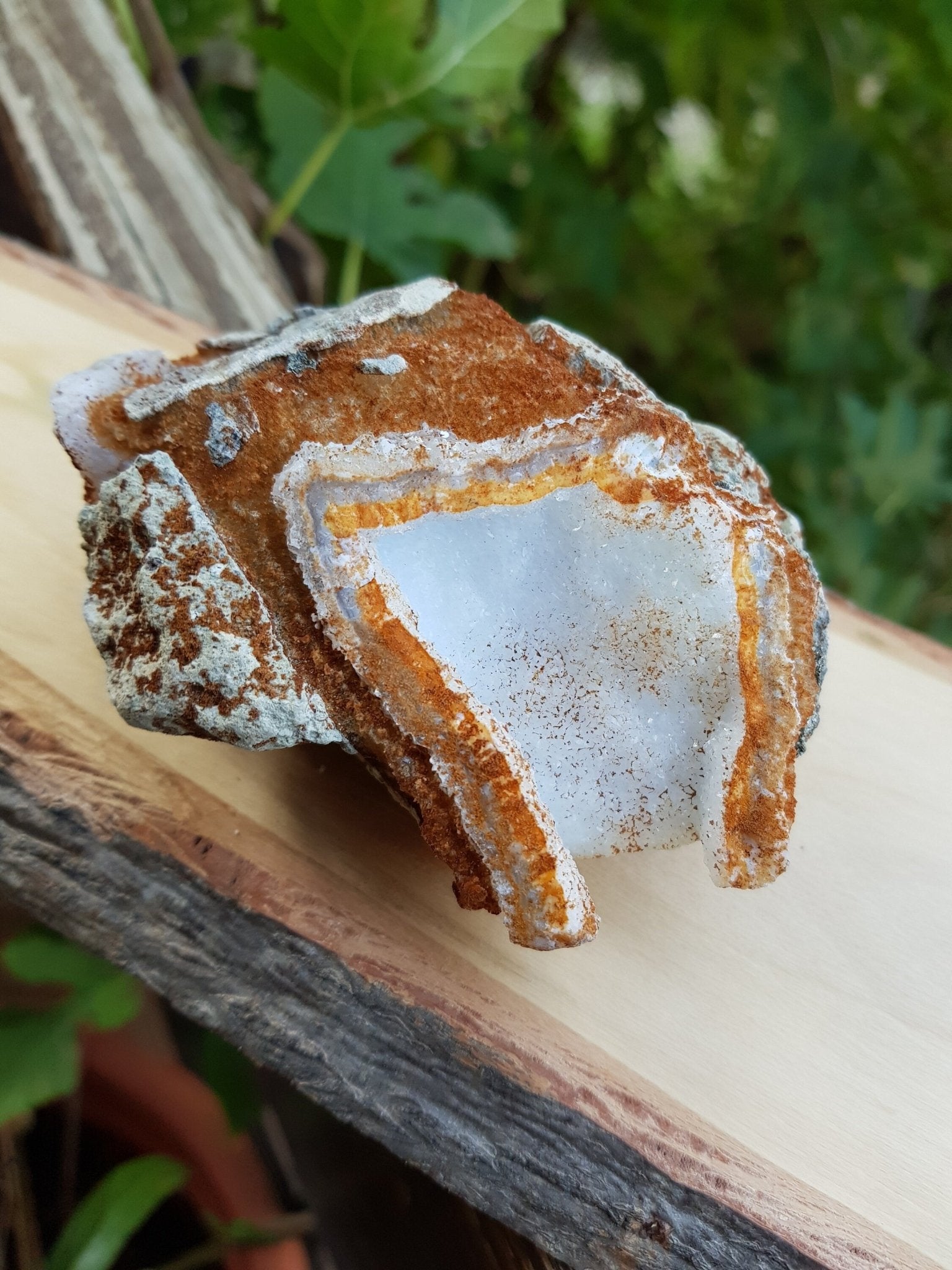 Druzy Blue Lace Agate, 275g Raw Blue Lace Agate Geode, Sparkly blue Lace Agate, Blue Agate Crystal, Blue Lace Agate, Raw Crystal Cluster - LunarGem - 