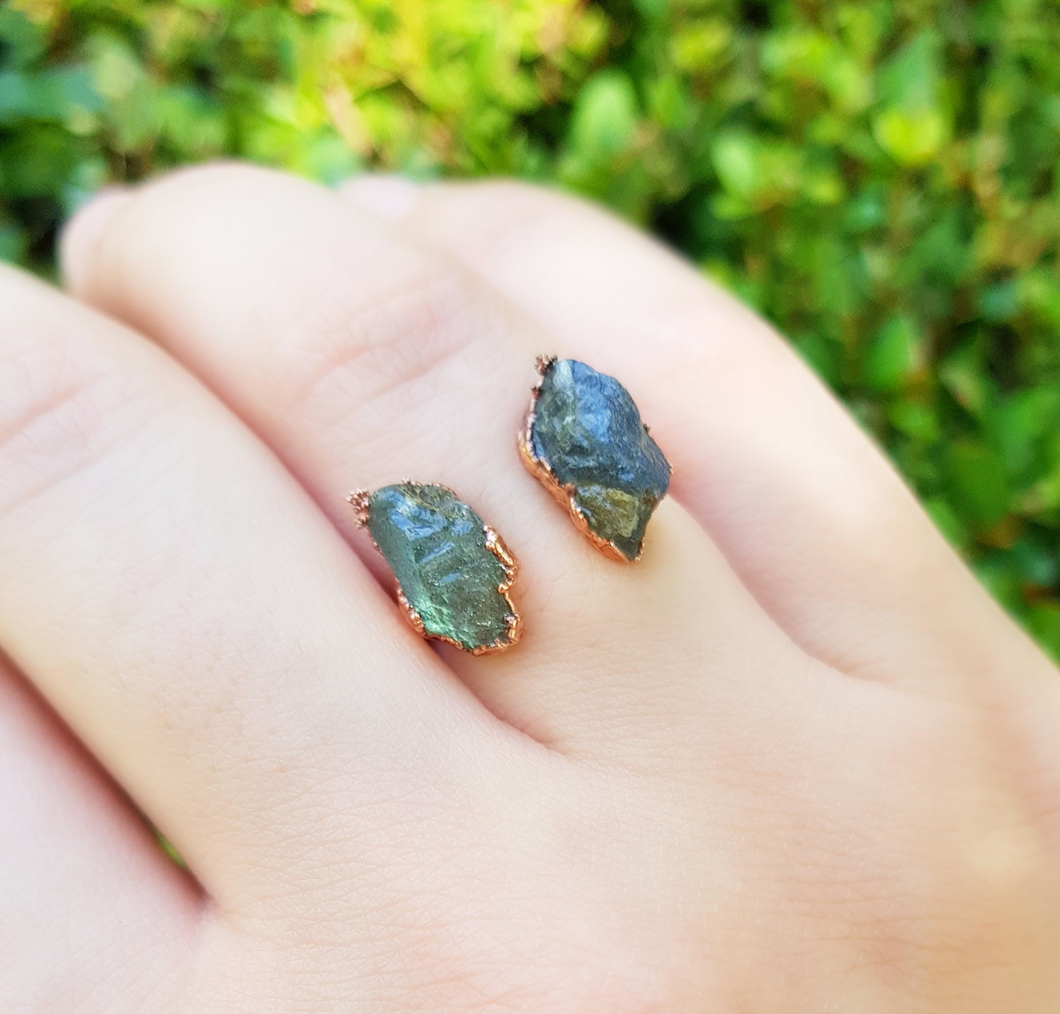 Natural on sale labradorite ring