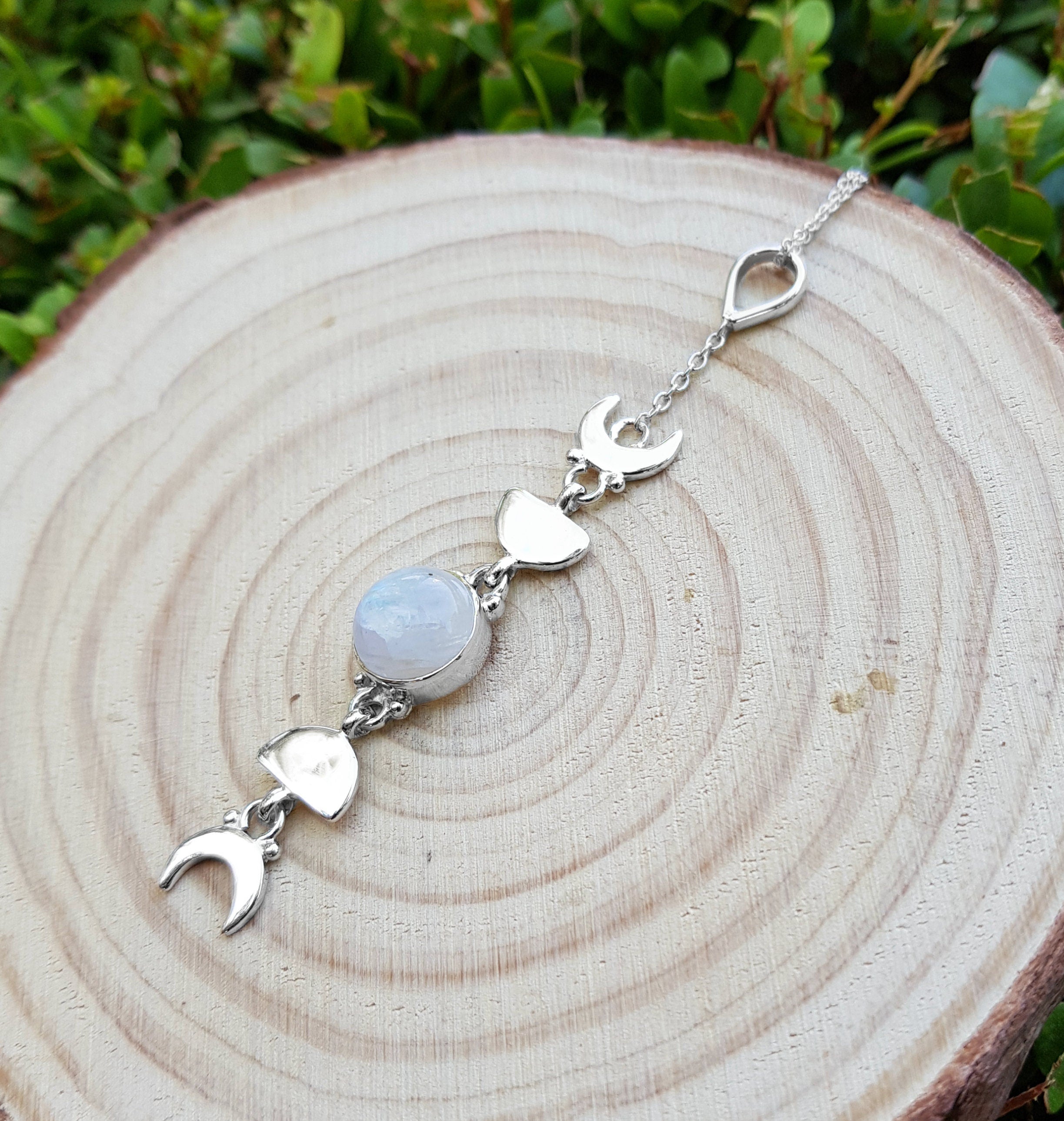 Moonglow Jewelry Moon Phase Sky Light Necklace (New Moon) | The Paper Store
