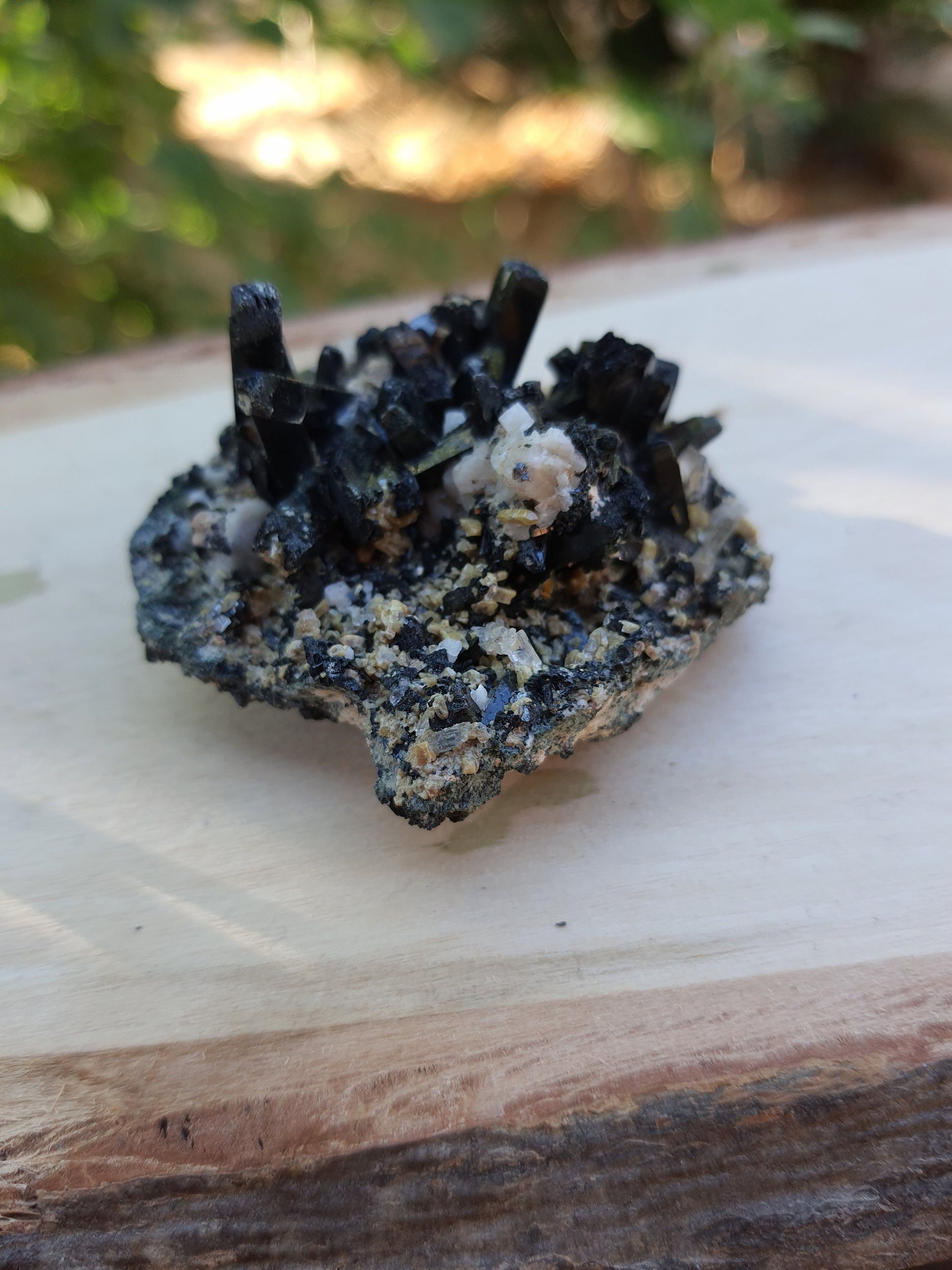 Aegirine With Orthoclase Natural Specimen From Malawi, Raw Aegirine crystal, Aegirine Blade, 42g