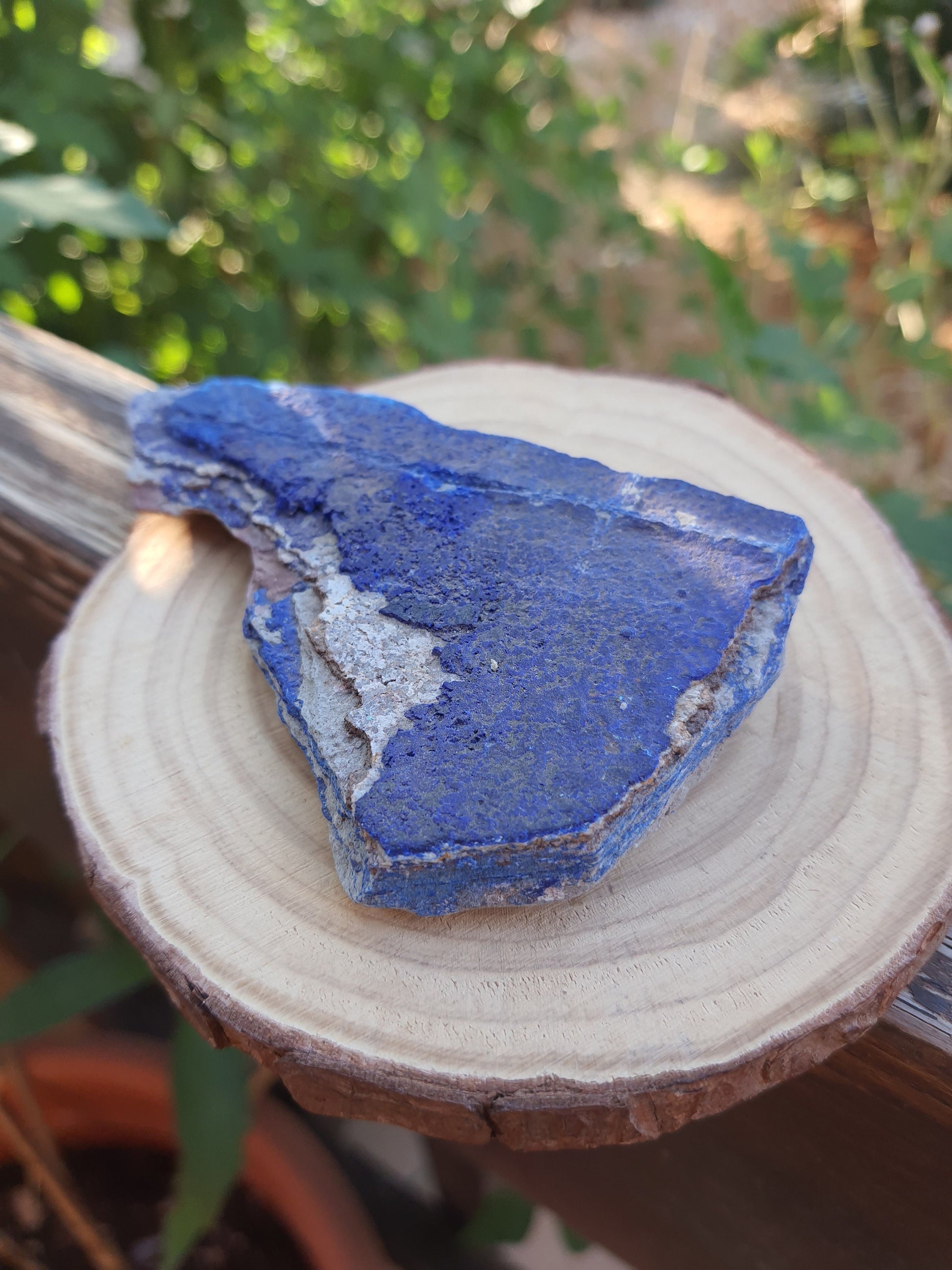 Raw Azurite Specimen Blue Mineral Specimen 75g