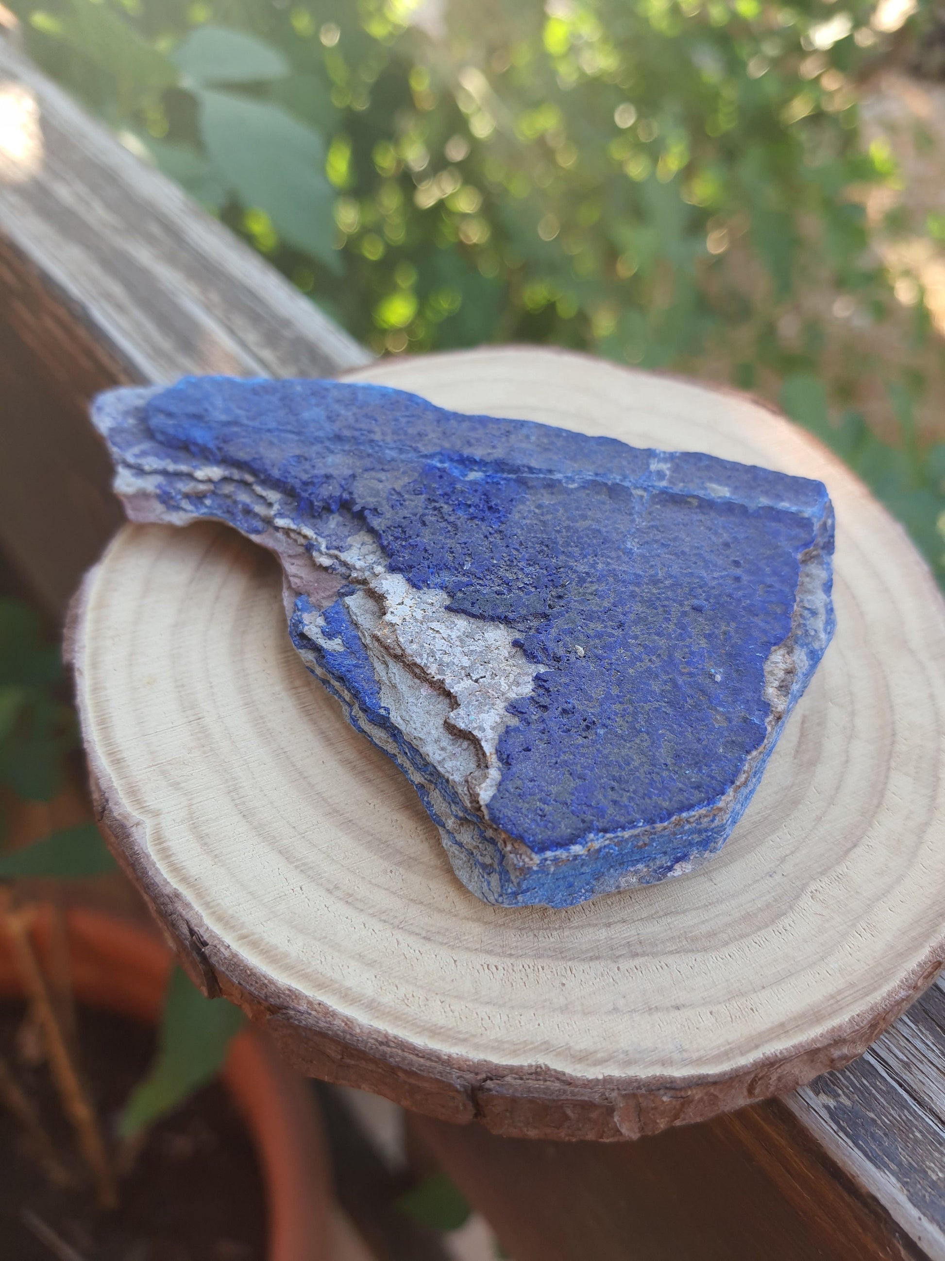 Raw Azurite Specimen Blue Mineral Specimen 75g