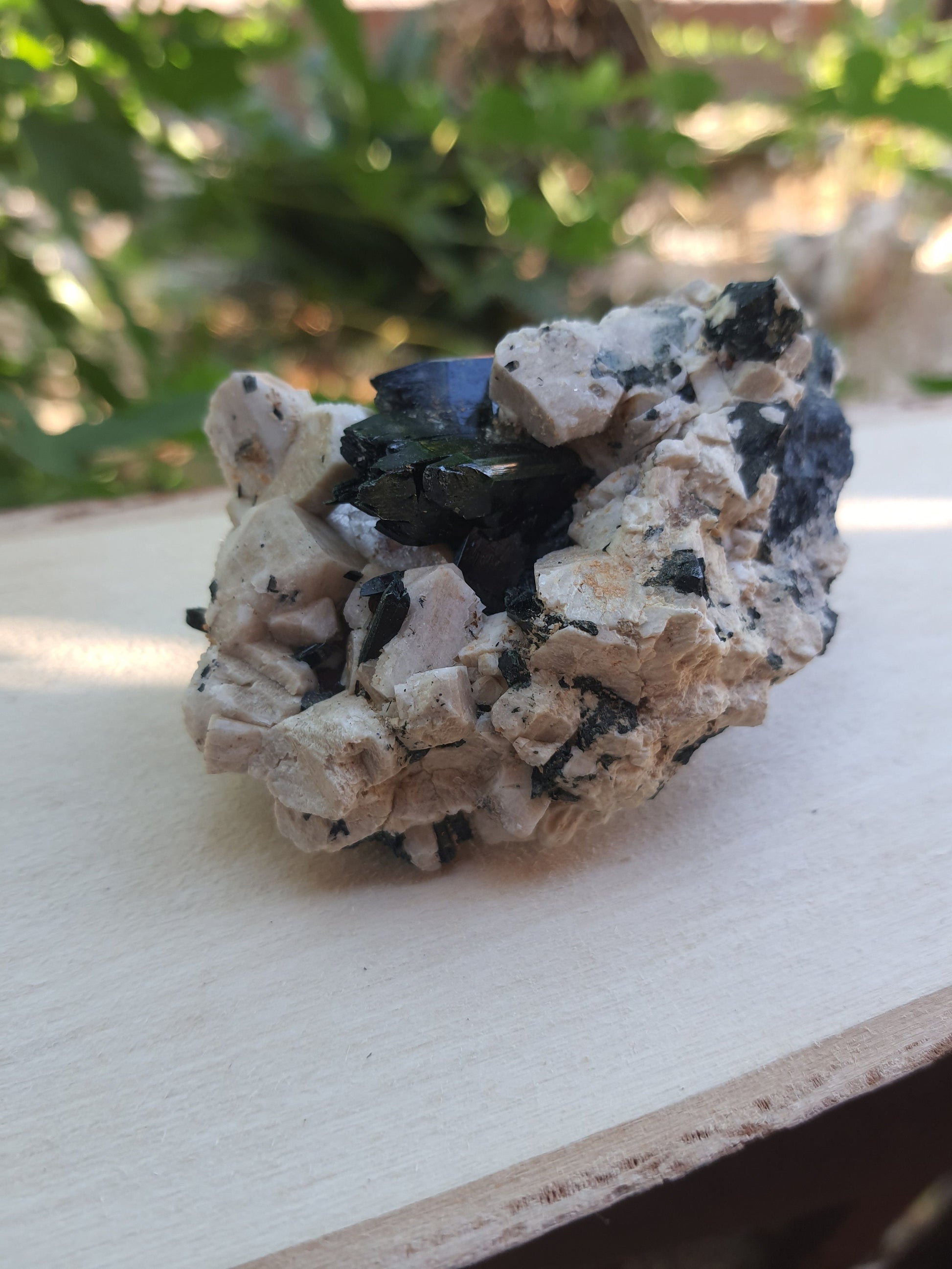 Aegirine With Orthoclase Natural Specimen From Malawi, Raw Aegirine crystal, Aegirine Blade, 155g