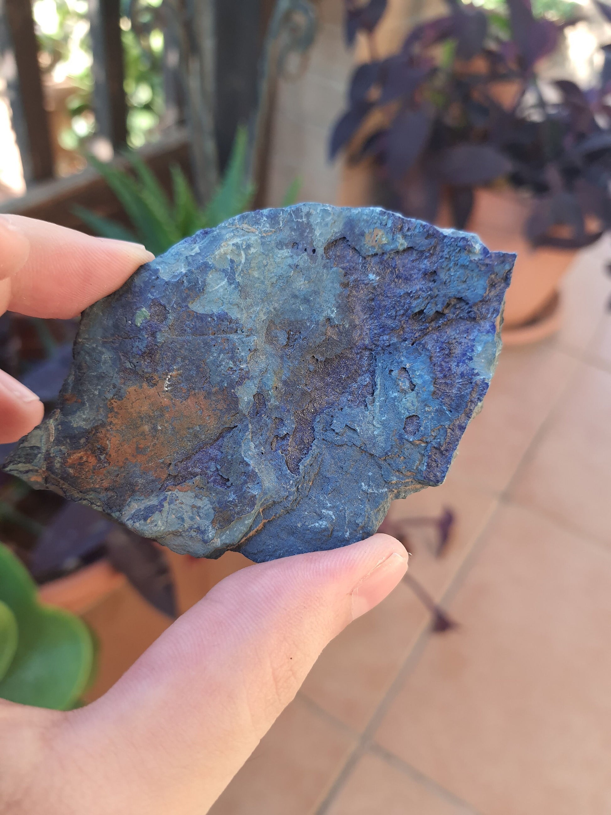 Raw Azurite Specimen Blue Mineral Specimen AAA+ 66g