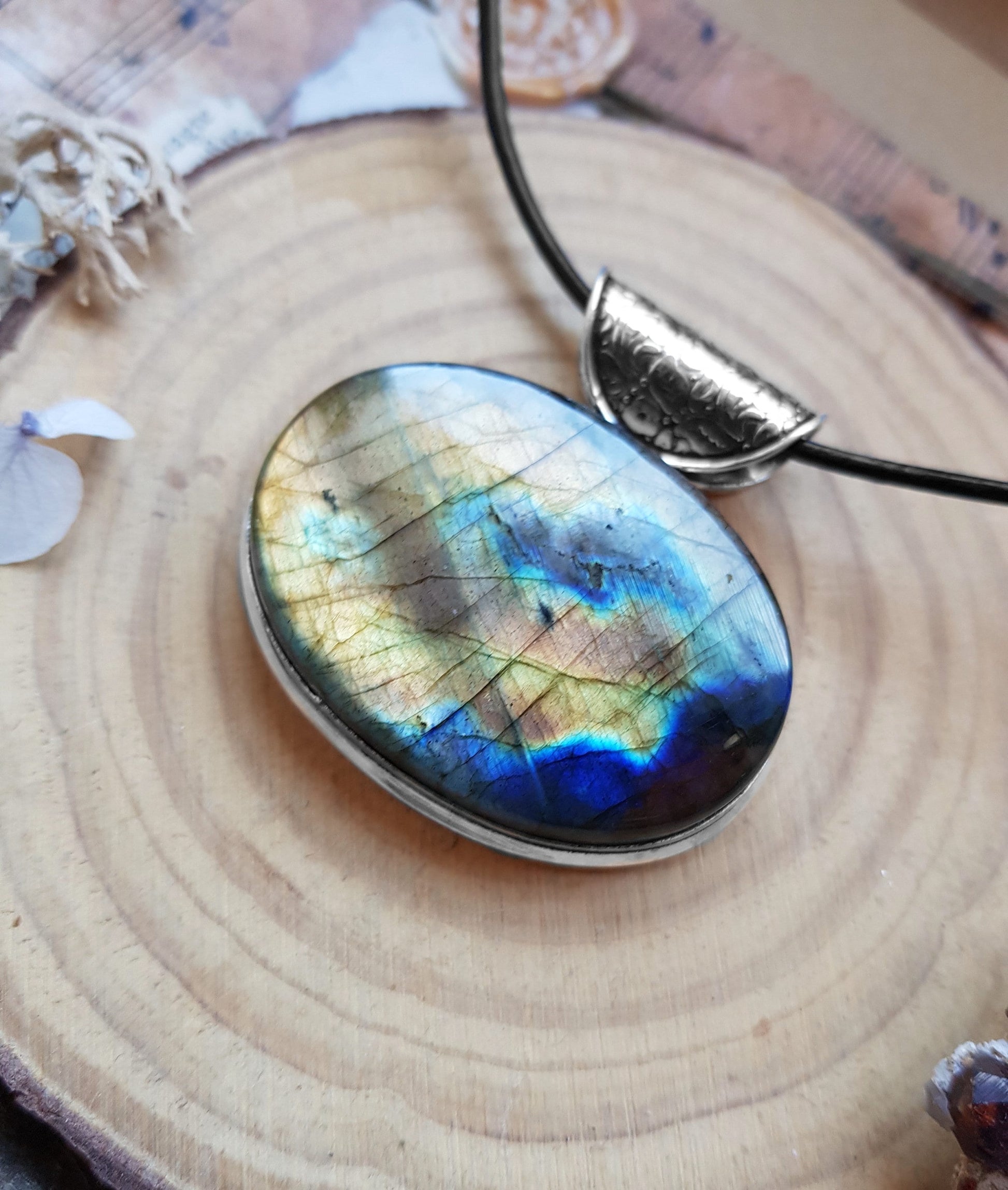 Top Grade Labradorite Pendant In Sterling Silver Statement Pendant Boho Jewellery GypsyJewelry Unique Gift For Women One Of A Kind Jewellery