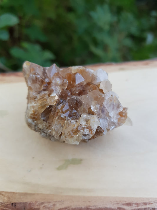 Natural Smoky Citrine Quartz Cluster 89g,  Mineral Specimen, Crystal Clusters
